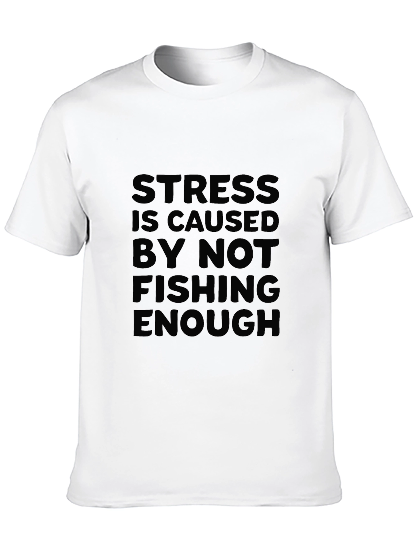 Stress Fishing T-Shirt - Fishermans Humor Tee