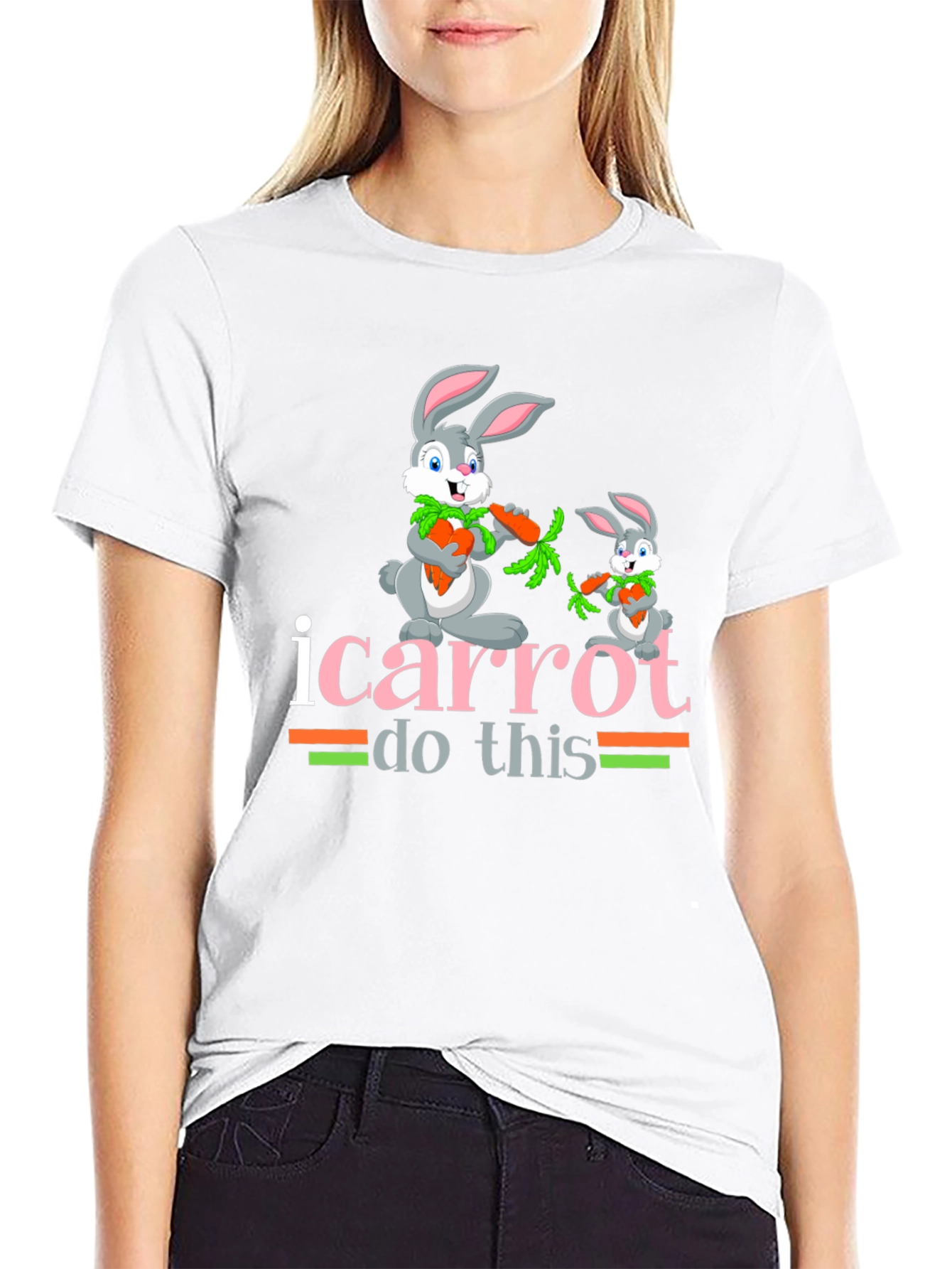 I Carrot Do This T-Shirt Bunny Tee