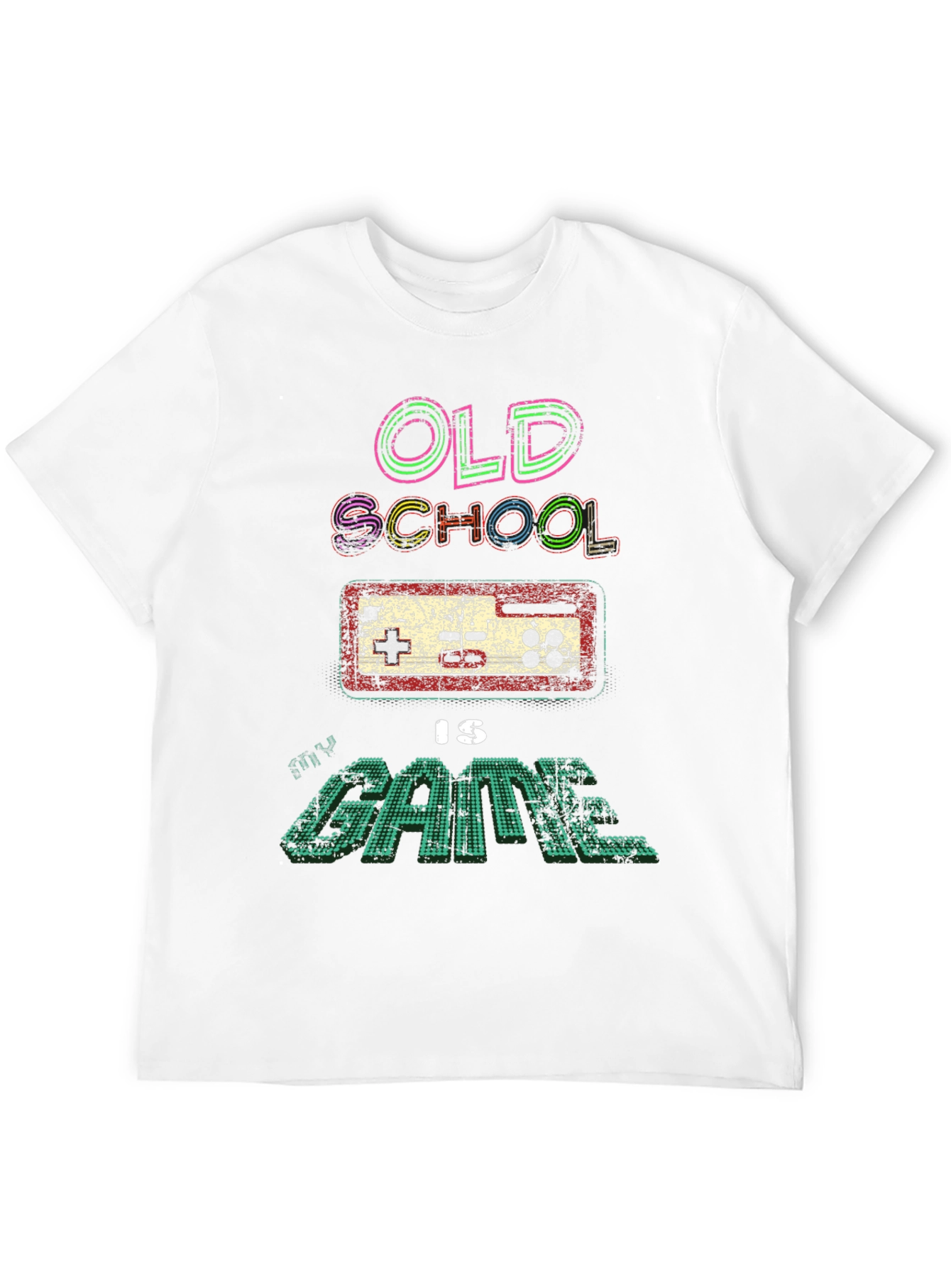 Old School Gamer T-Shirt - Black Retro Gaming