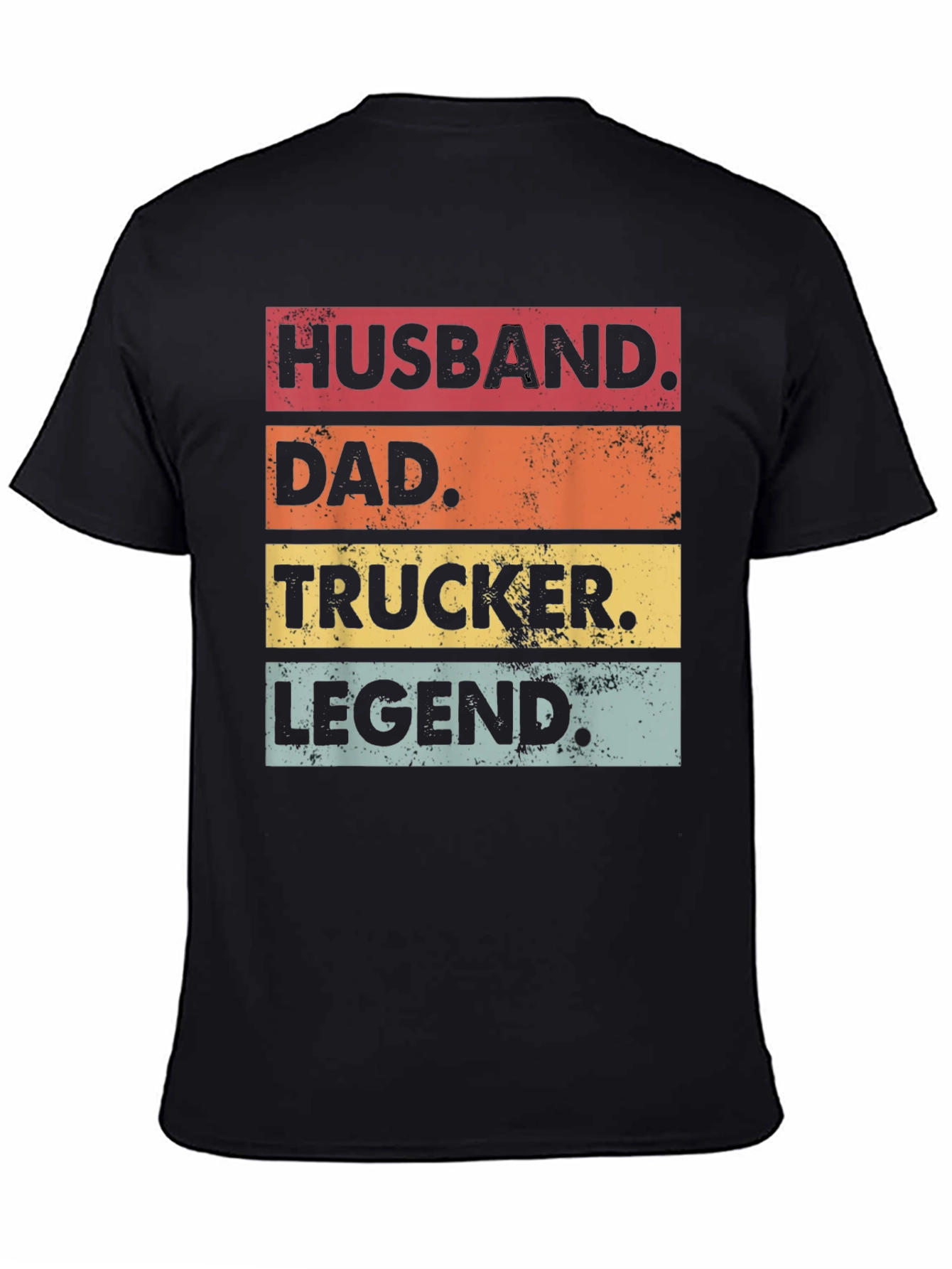 Husband Dad Trucker Legend Graphic Tee
