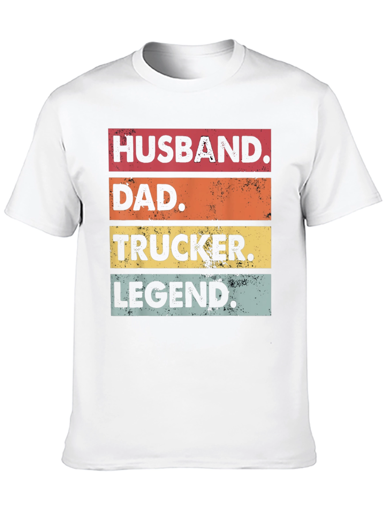 Husband Dad Trucker Legend Graphic Tee