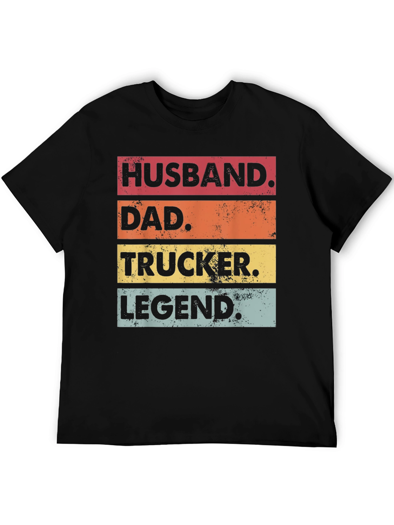 Husband Dad Trucker Legend Graphic Tee