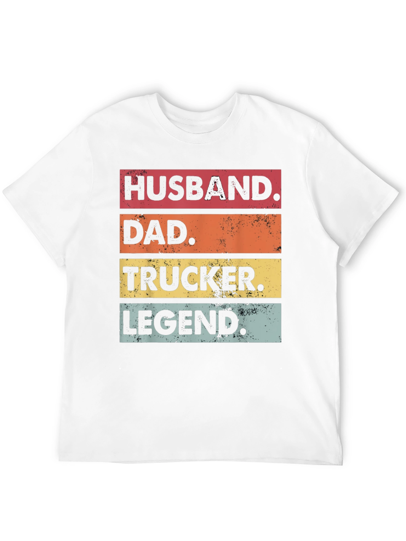 Husband Dad Trucker Legend Graphic Tee