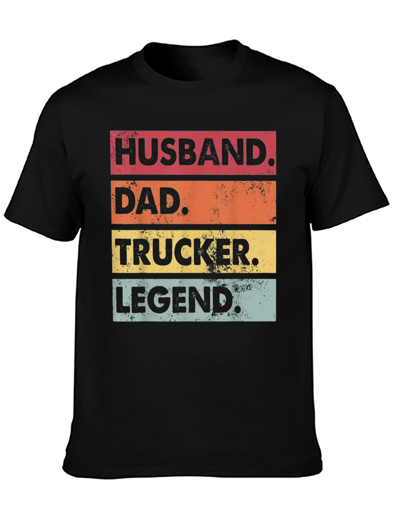Husband Dad Trucker Legend Graphic Tee