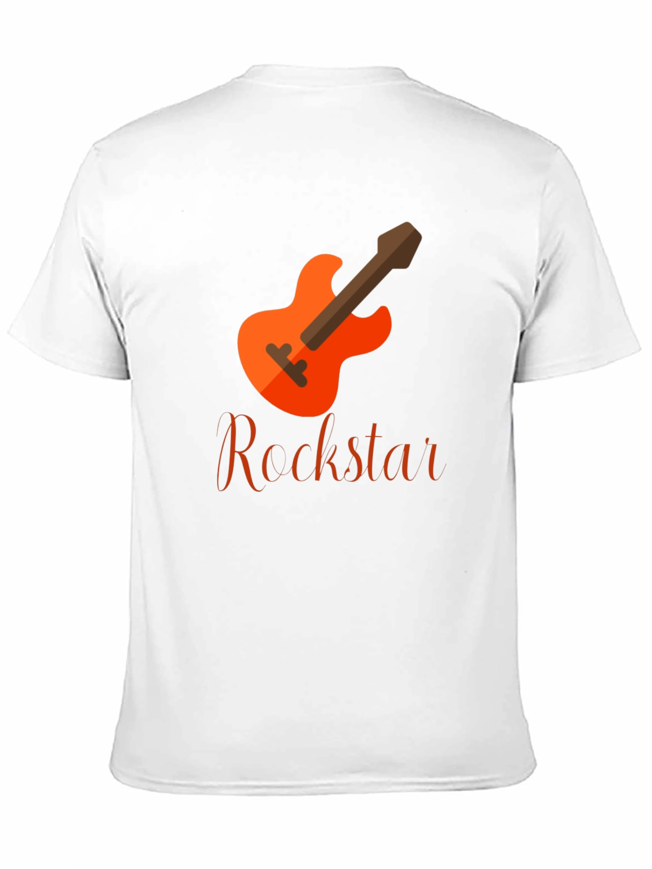 Rockstar Guitar Graphic T-Shirt - Mens Black Tee