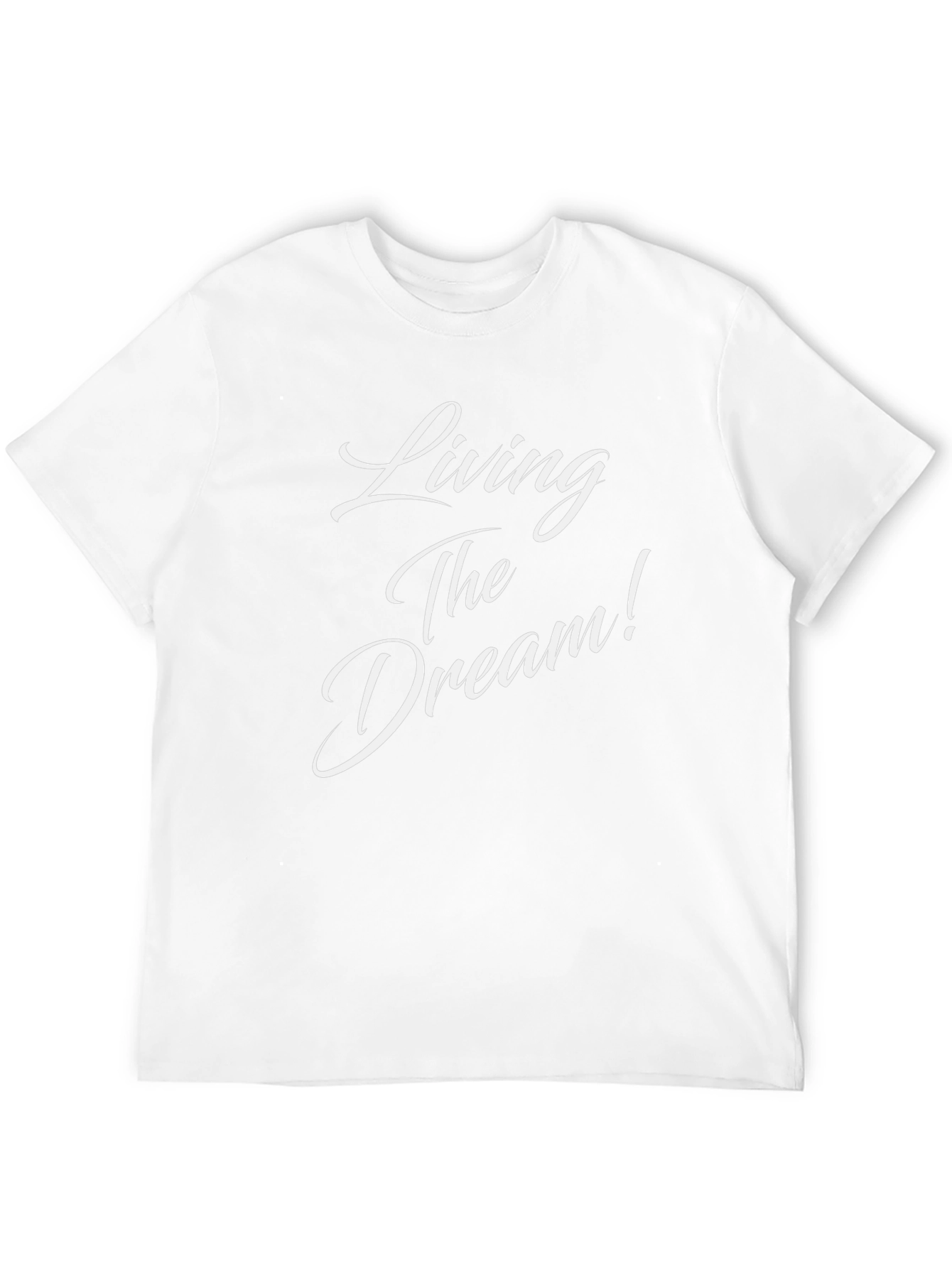 Living The Dream Black Graphic Tee Shirt