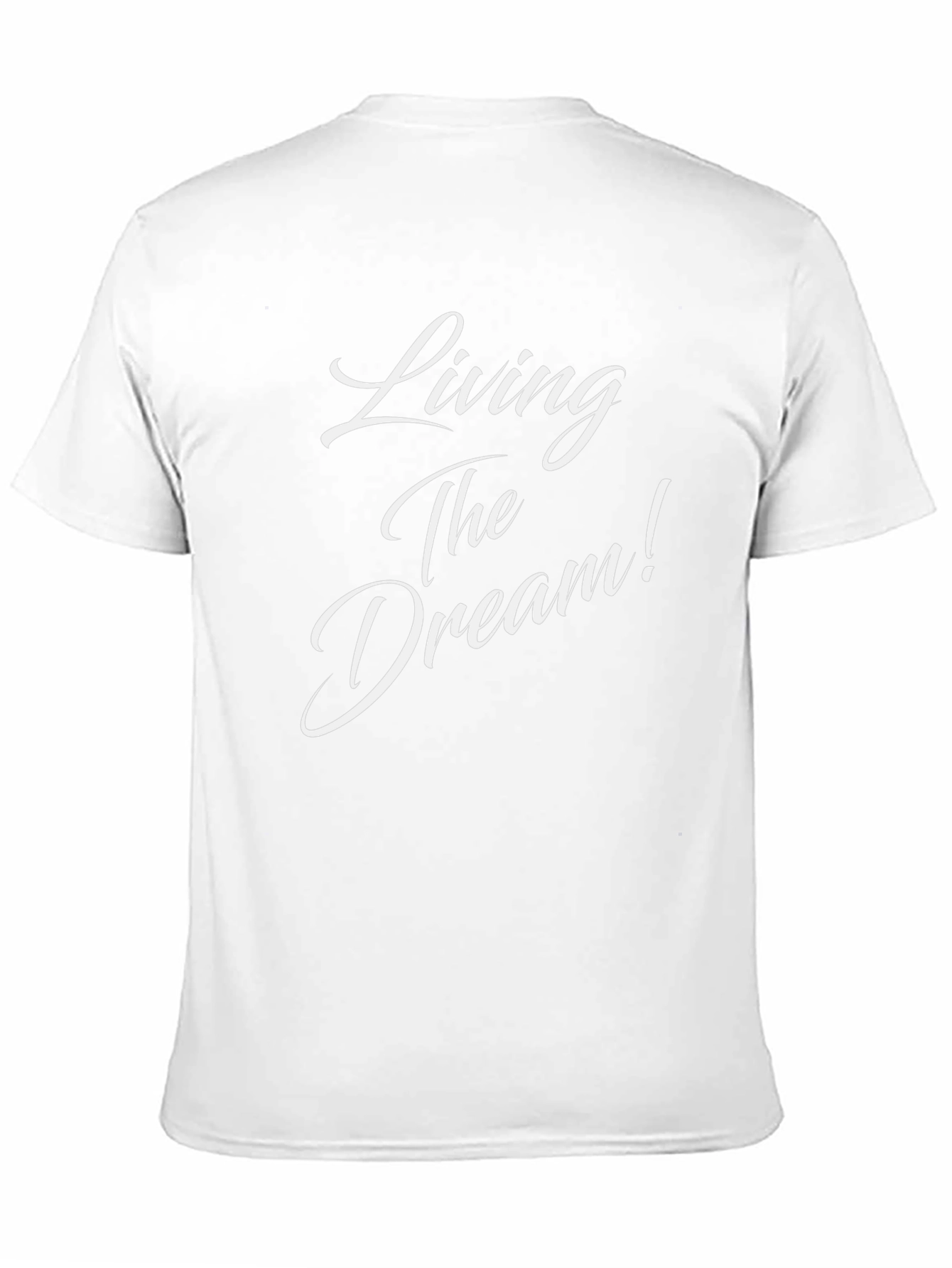 Living The Dream Black Graphic Tee Shirt
