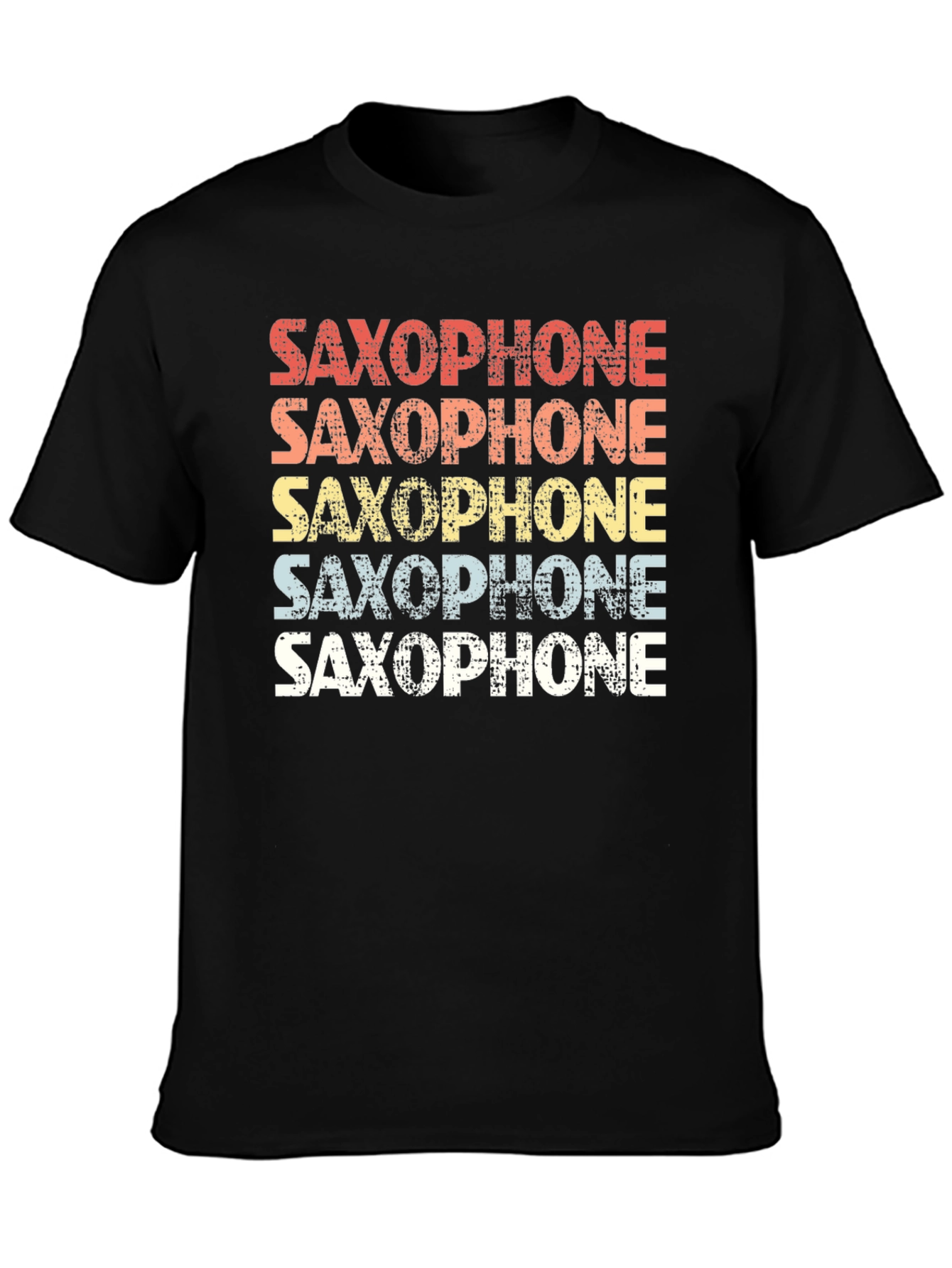 Retro Saxophone T-Shirt for Music Lovers