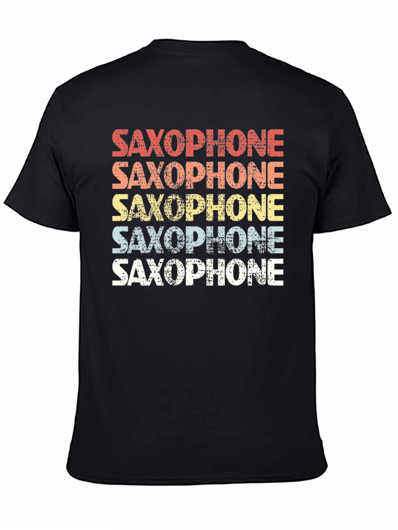 Retro Saxophone T-Shirt for Music Lovers
