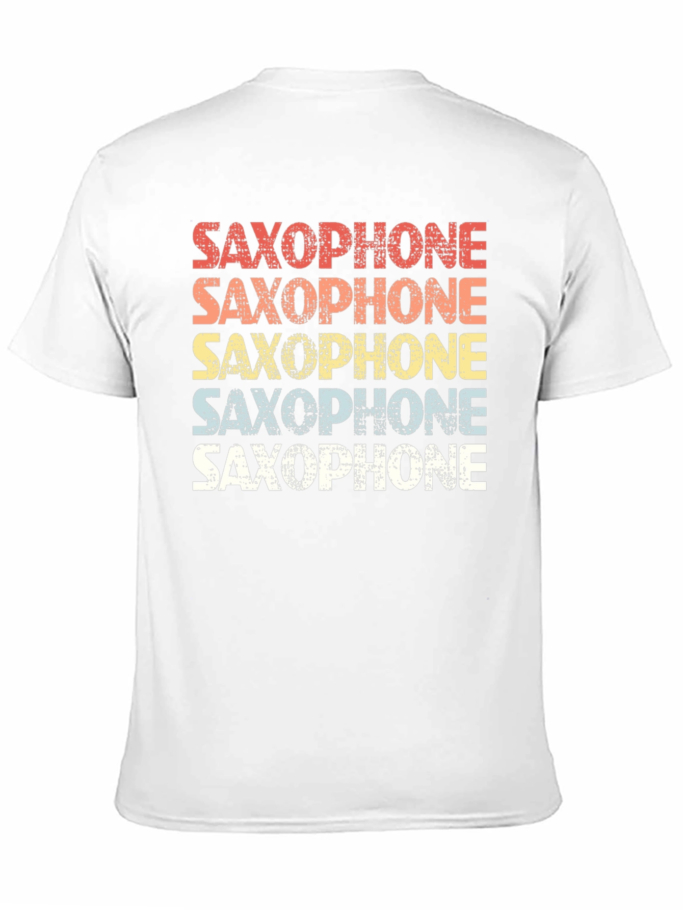 Retro Saxophone T-Shirt for Music Lovers