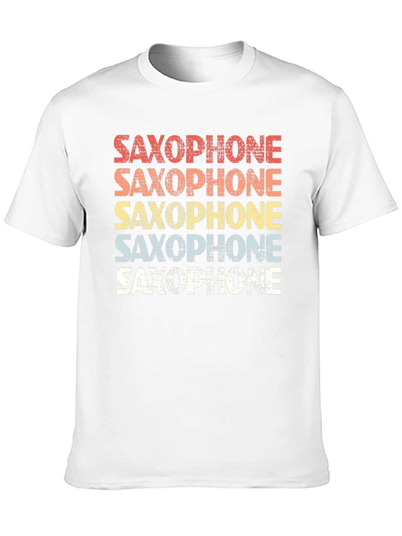 Retro Saxophone T-Shirt for Music Lovers