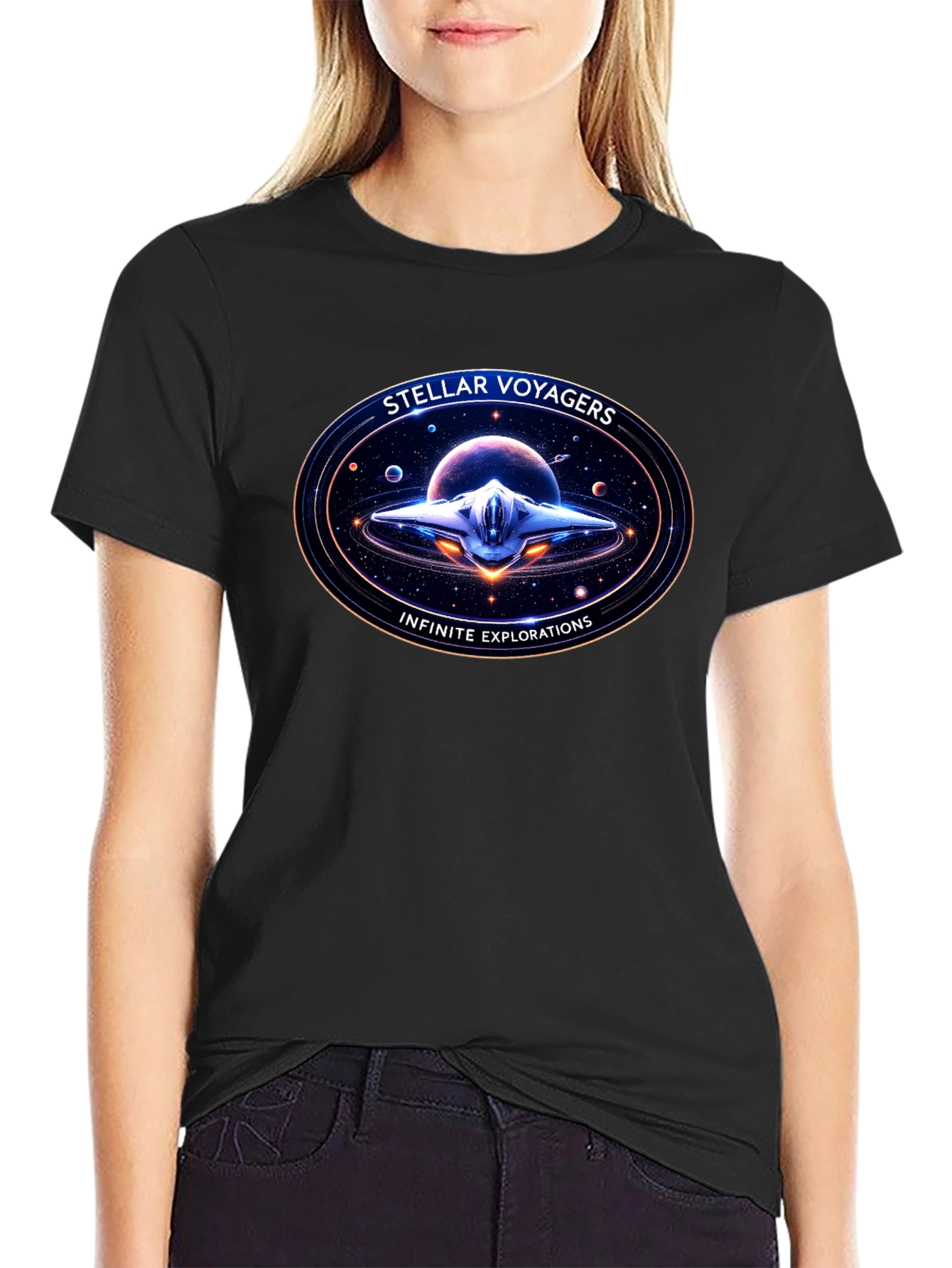 Stellar Voyagers Graphic T-Shirt: Infinite Explorations