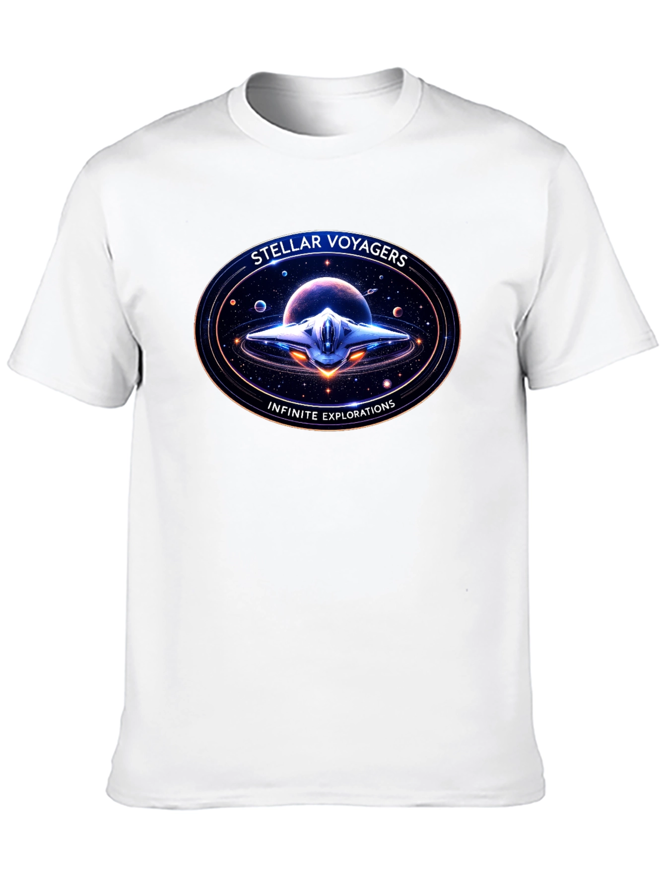 Stellar Voyagers Graphic T-Shirt: Infinite Explorations