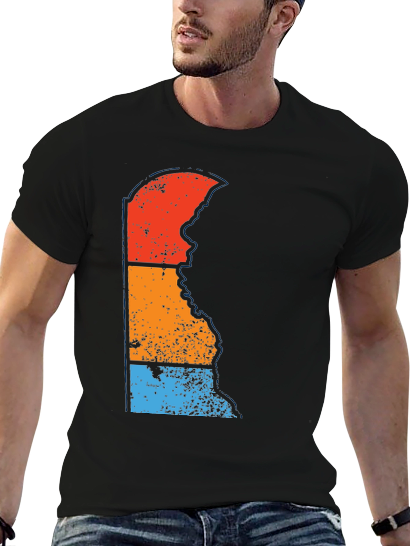 Delaware State Retro T-Shirt