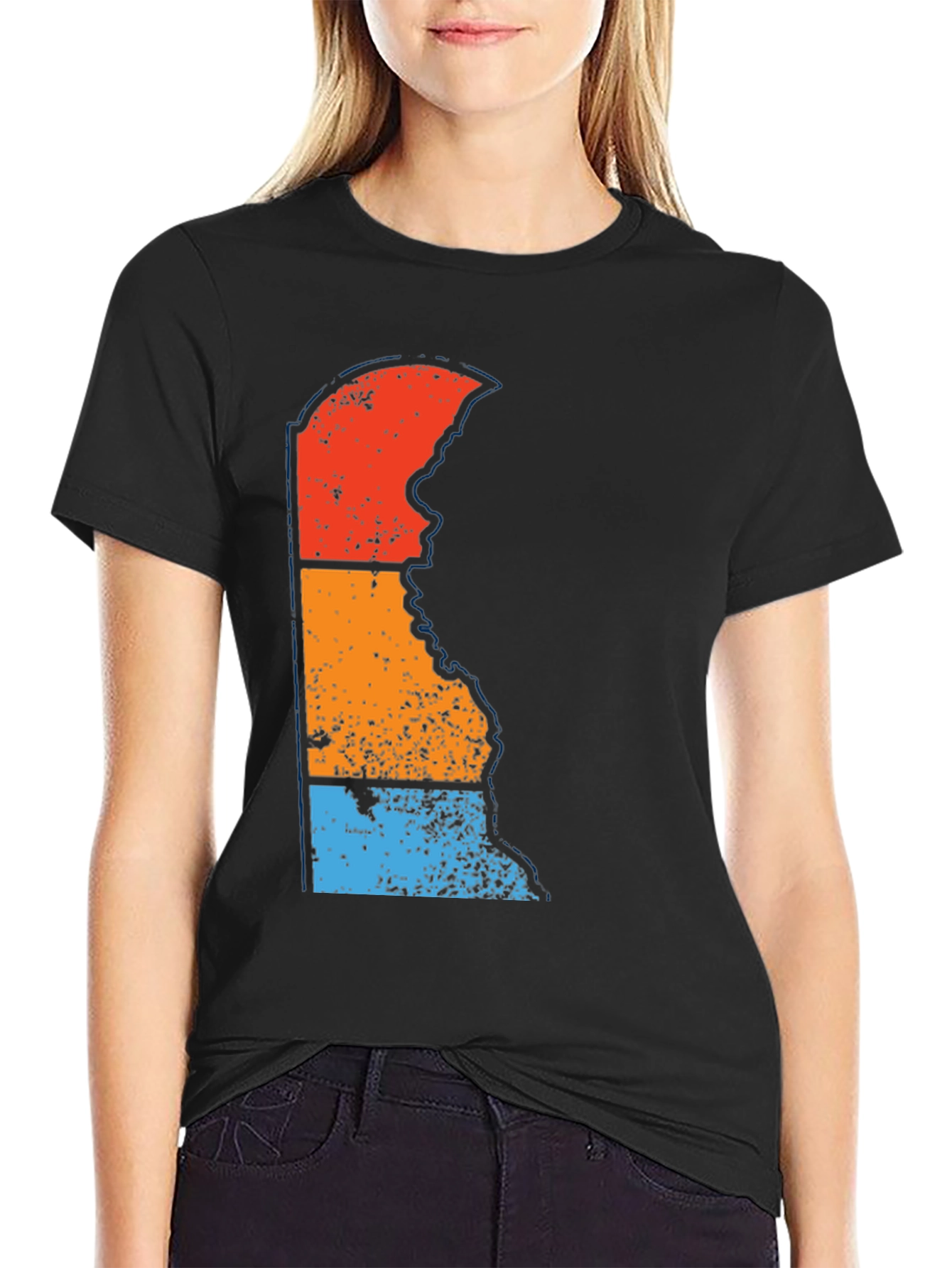Delaware State Retro T-Shirt