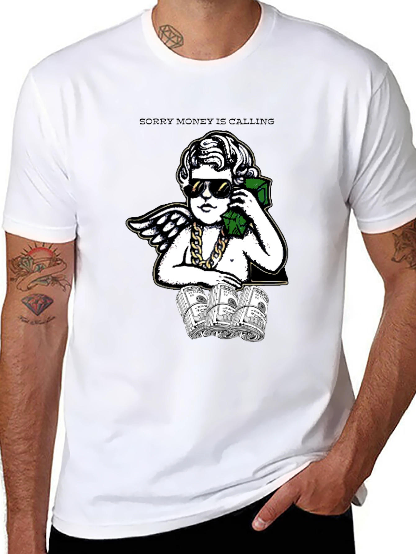 Money Calling Graphic Tee