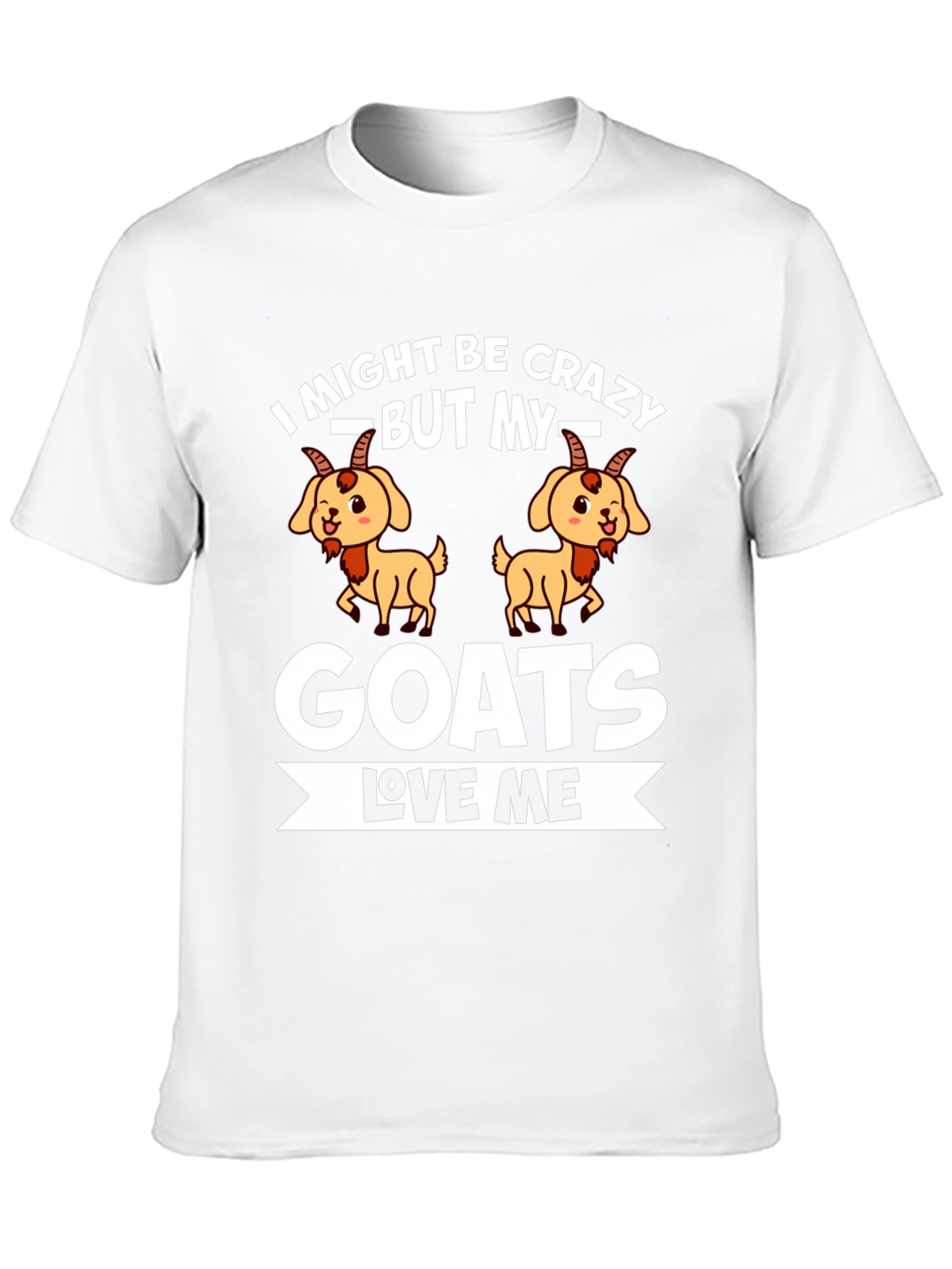 Crazy Goat Lover Graphic Tee - Soft Cotton