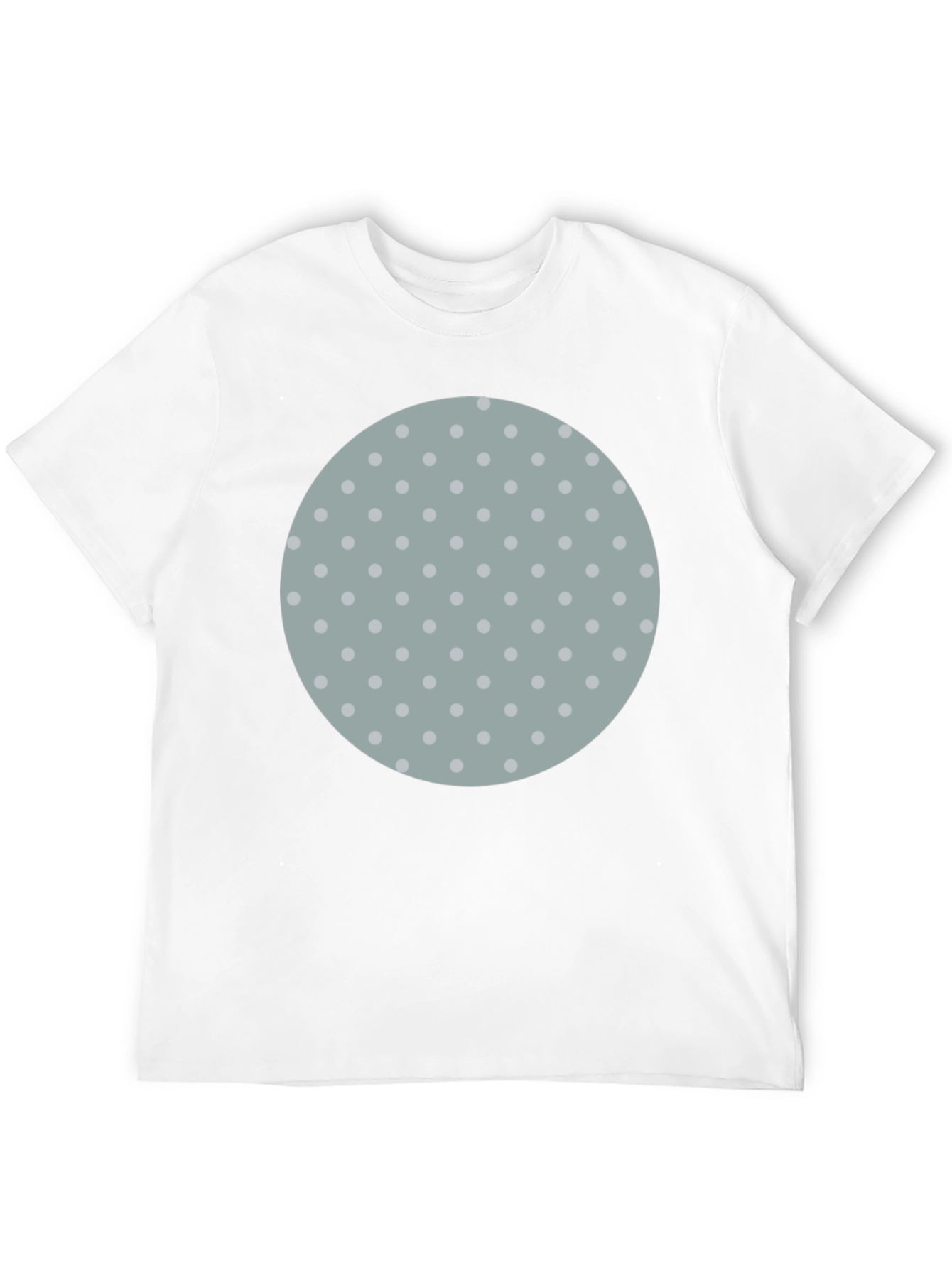 Polka Dot Circle Tee - Casual Style