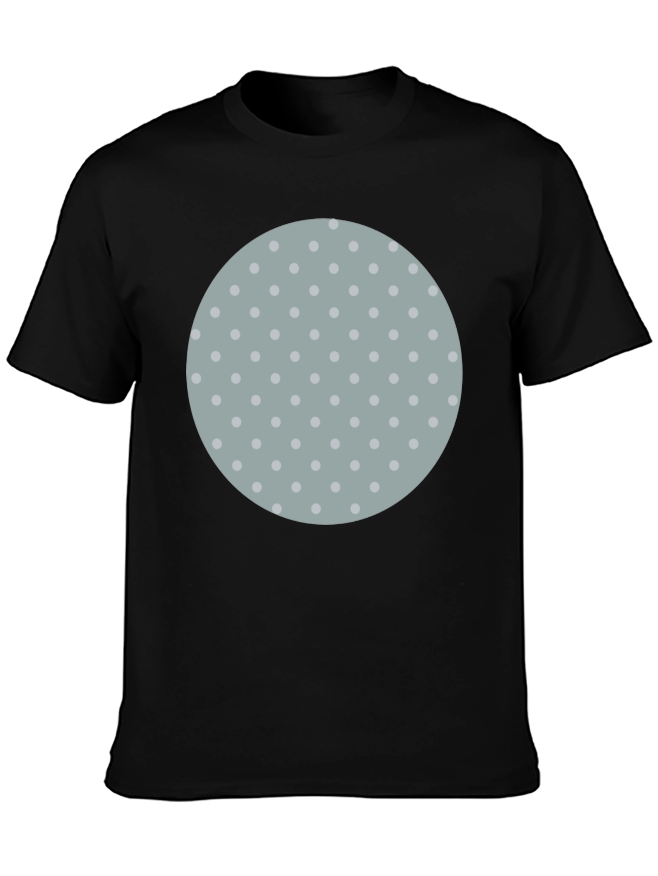 Polka Dot Circle Tee - Casual Style