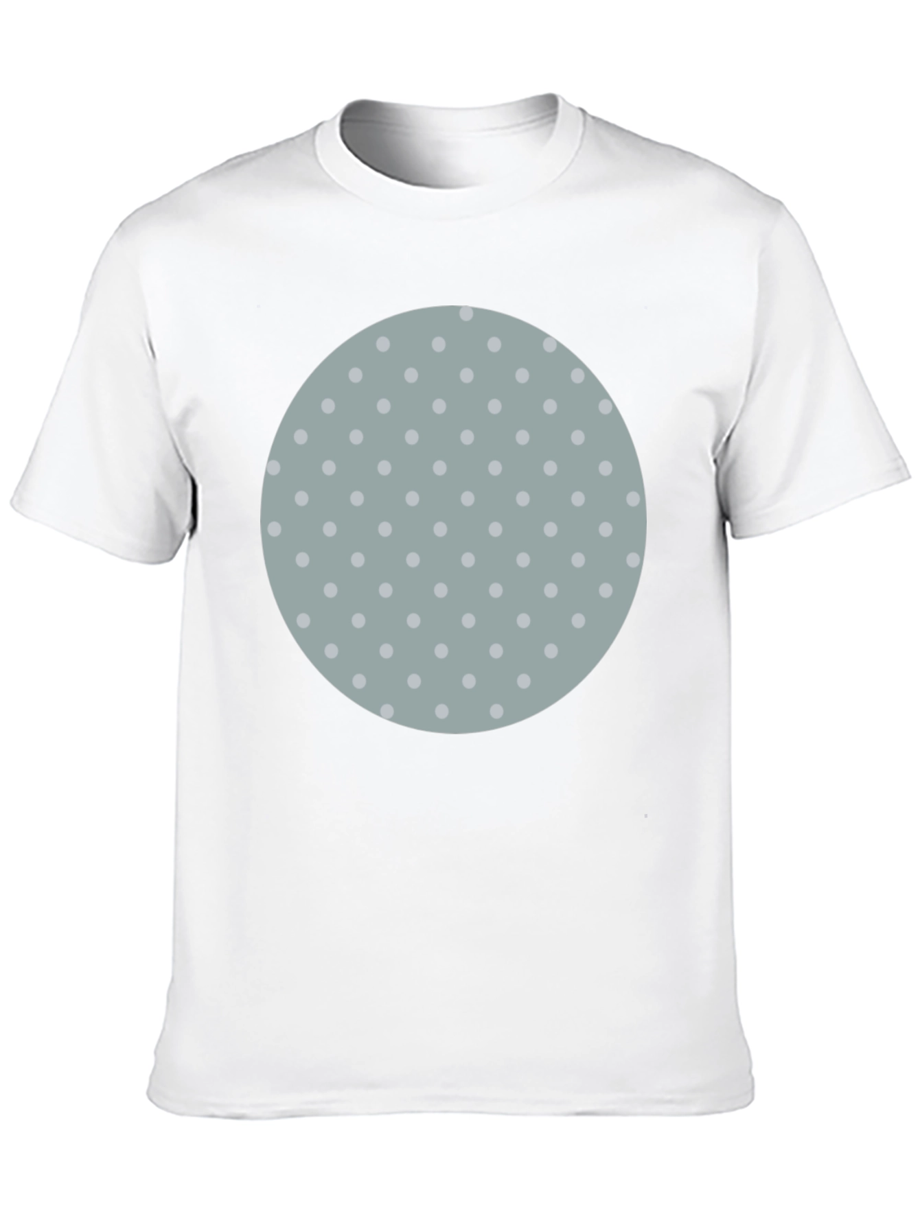 Polka Dot Circle Tee - Casual Style