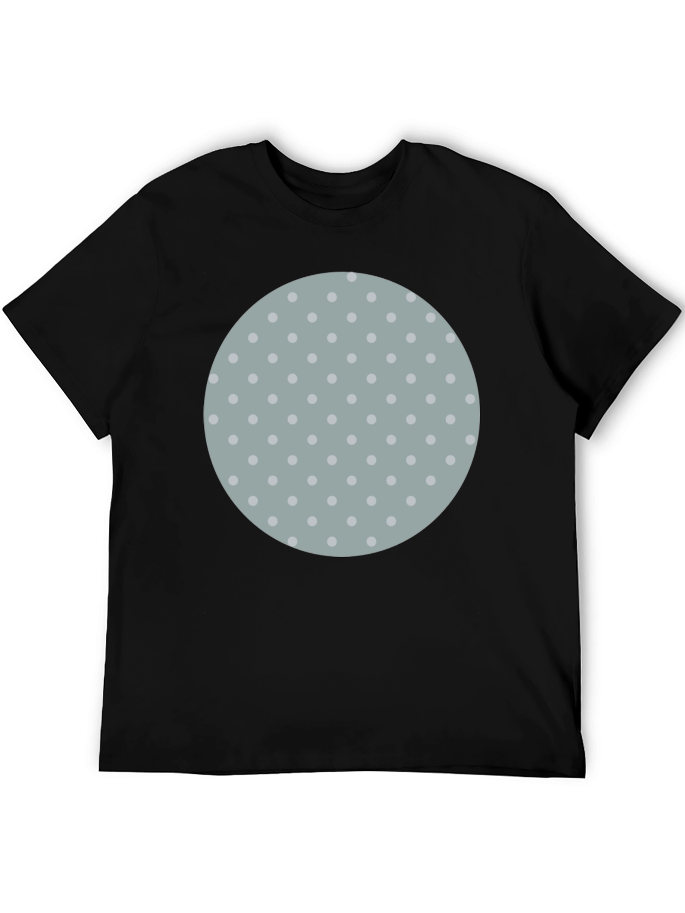 Polka Dot Circle Tee - Casual Style