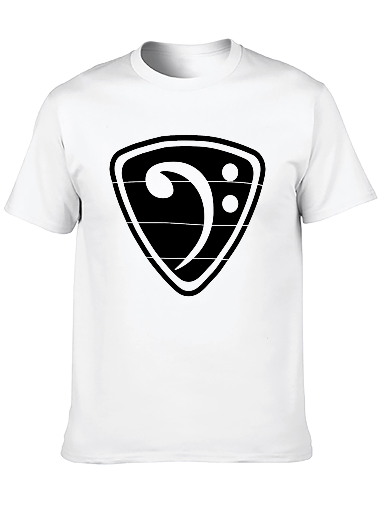 Bass Clef Graphic Print T-Shirt