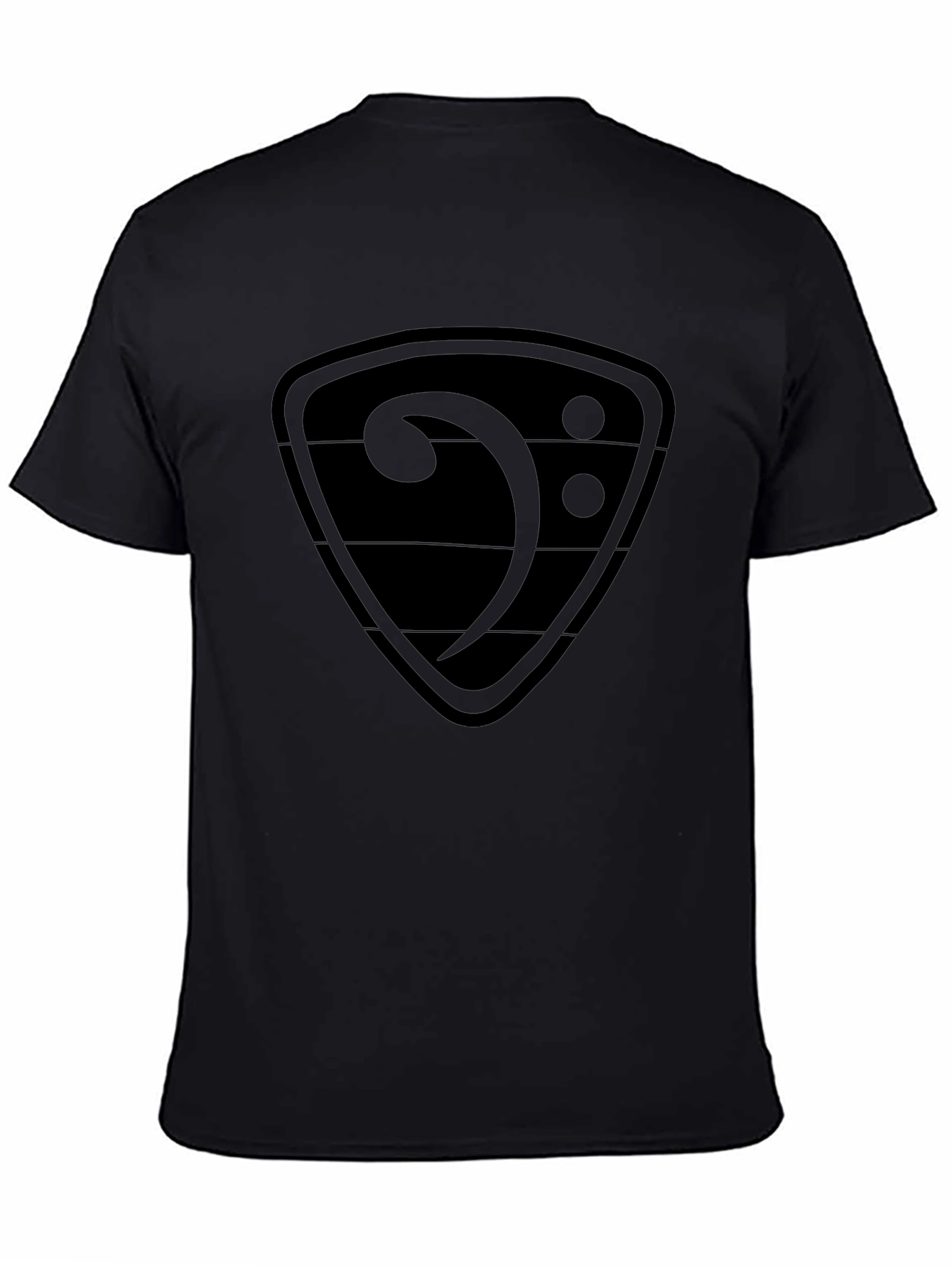 Bass Clef Graphic Print T-Shirt