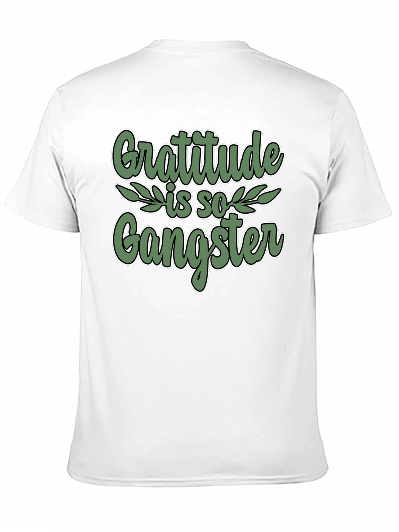 Gratitude is so Gangster Black T-Shirt