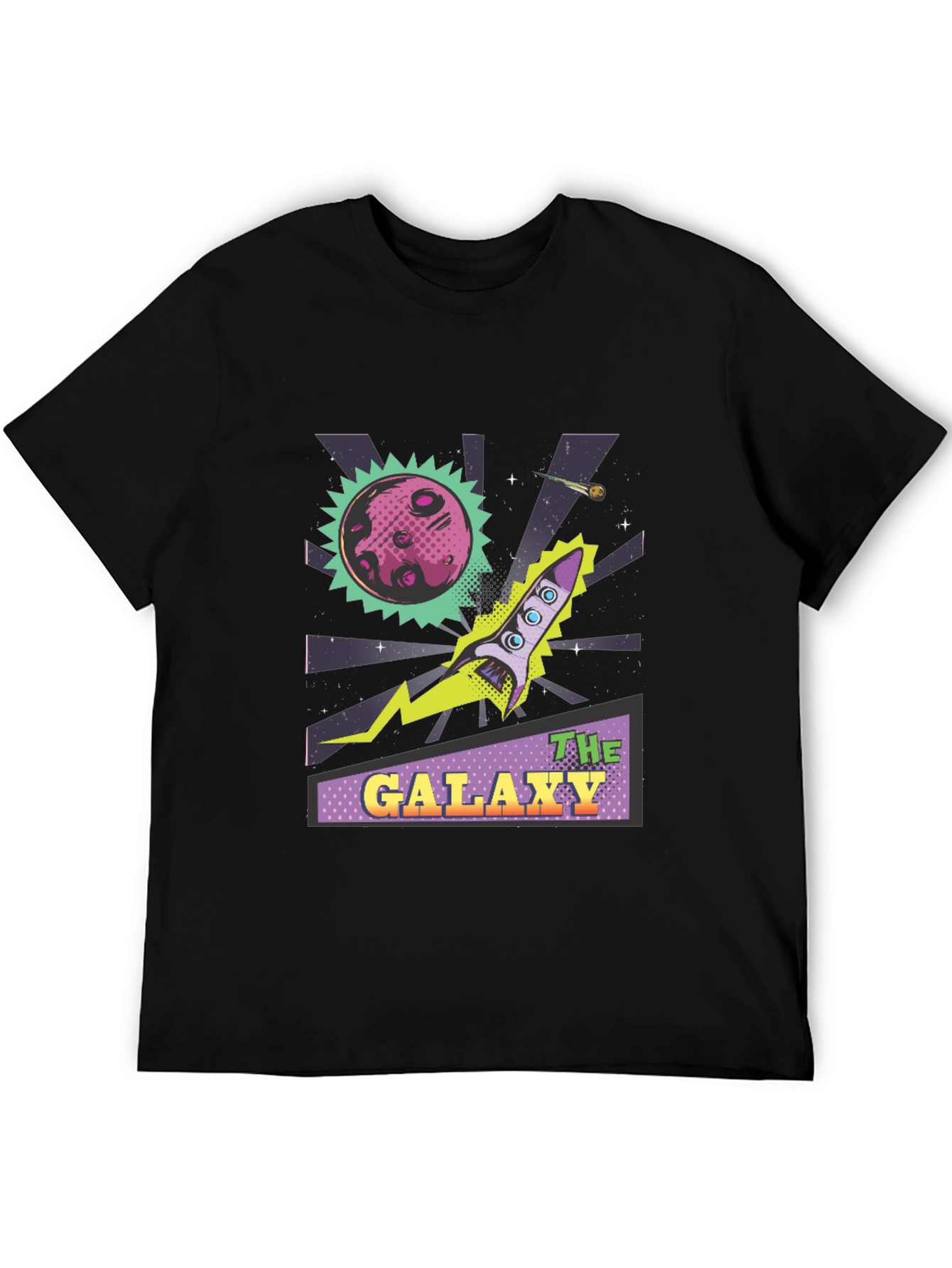Galaxy Rocket Graphic Tee - Space Adventure T-Shirt