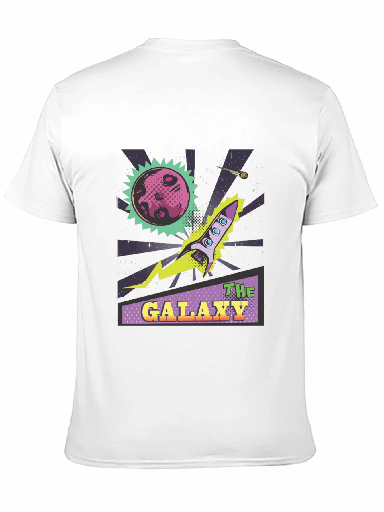 Galaxy Rocket Graphic Tee - Space Adventure T-Shirt