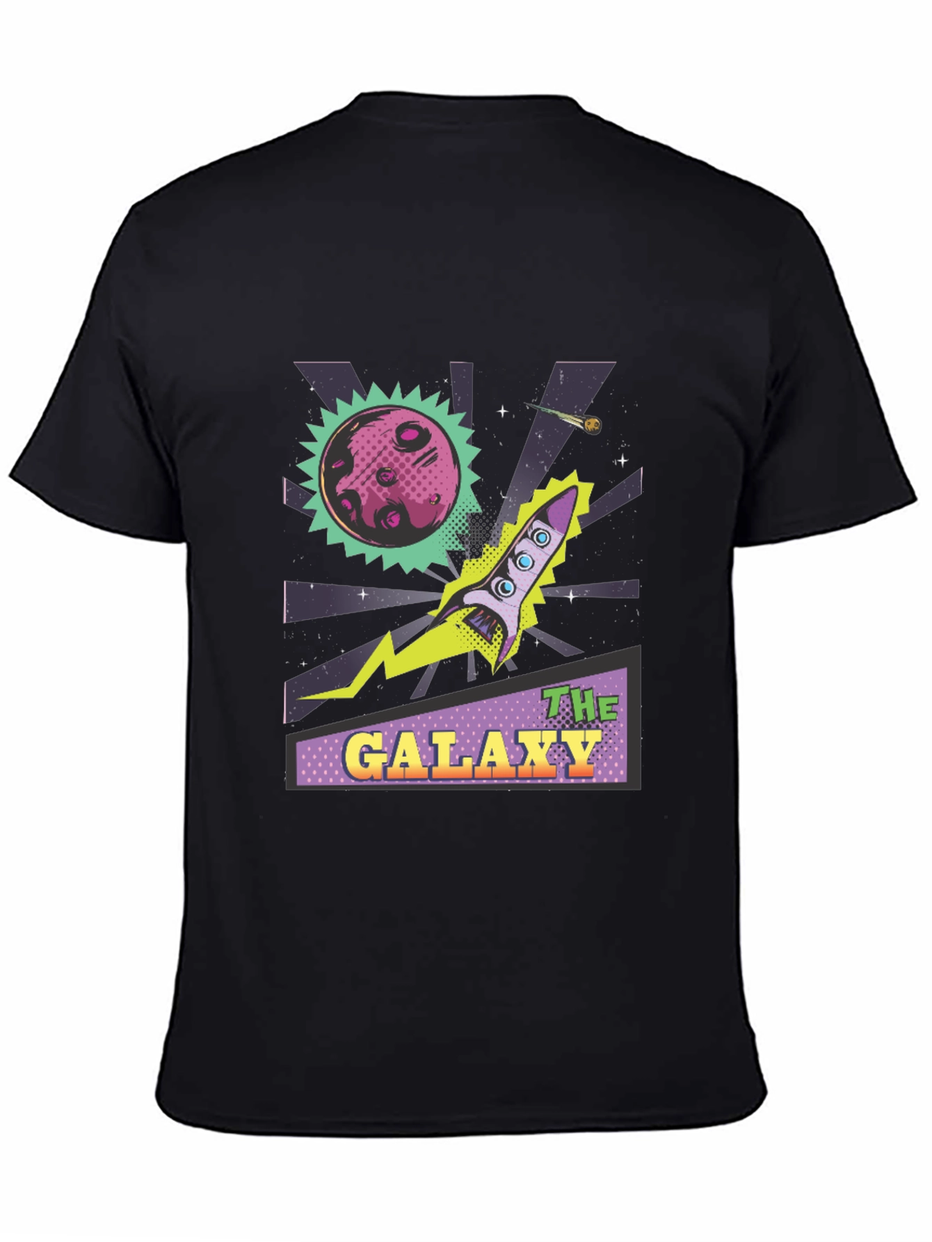Galaxy Rocket Graphic Tee - Space Adventure T-Shirt
