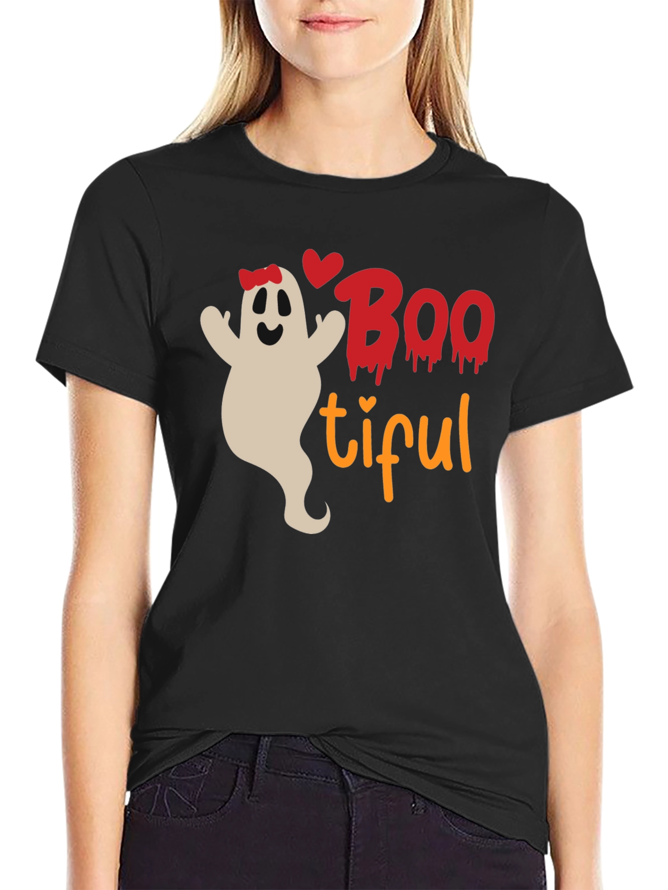 Boo-tiful Halloween Ghost T-Shirt