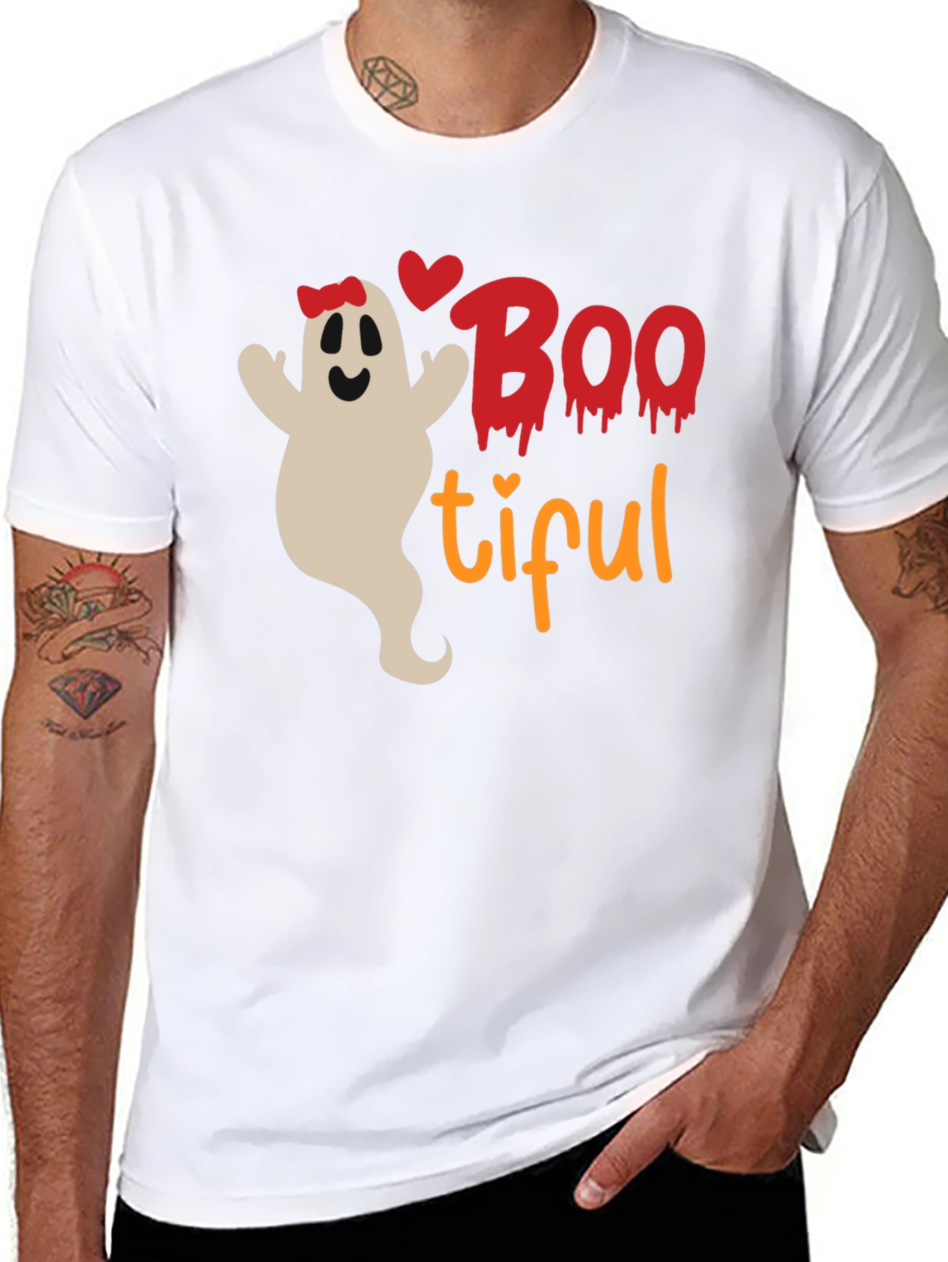 Boo-tiful Halloween Ghost T-Shirt