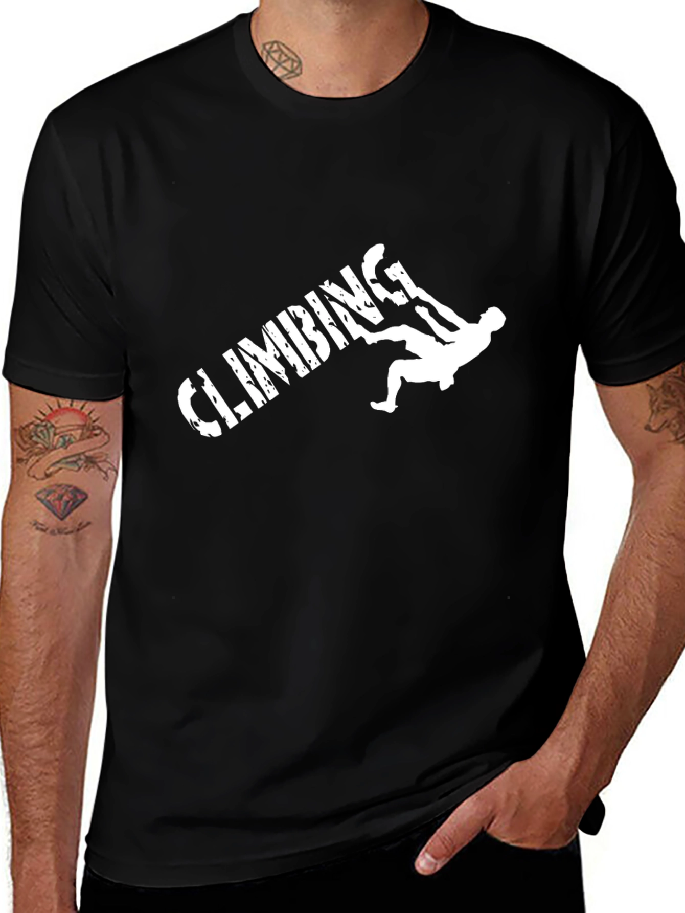Climbing Adventure T-Shirt - Black