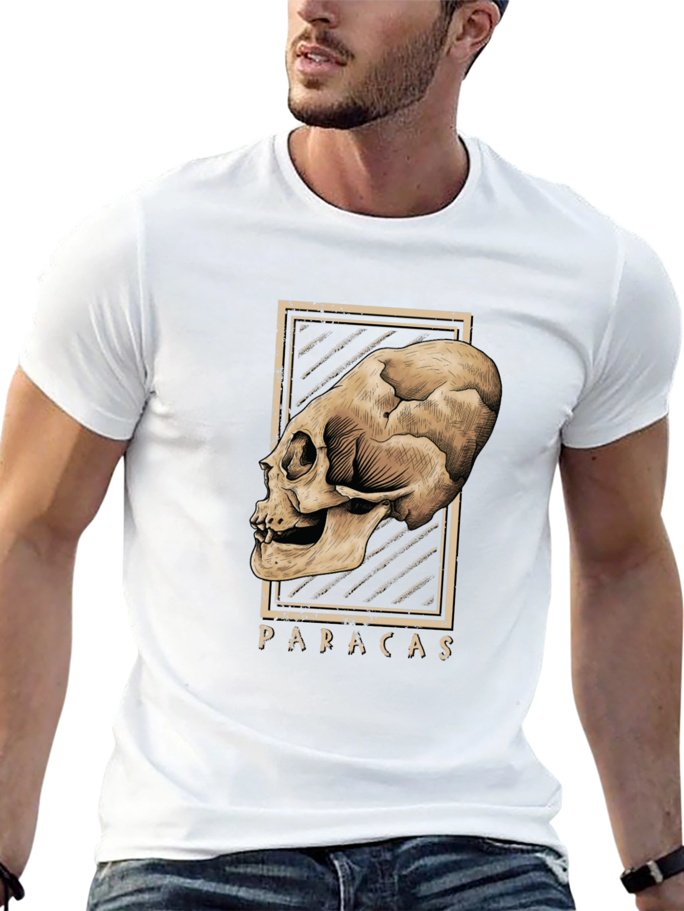 Paracas Skull Graphic T-Shirt