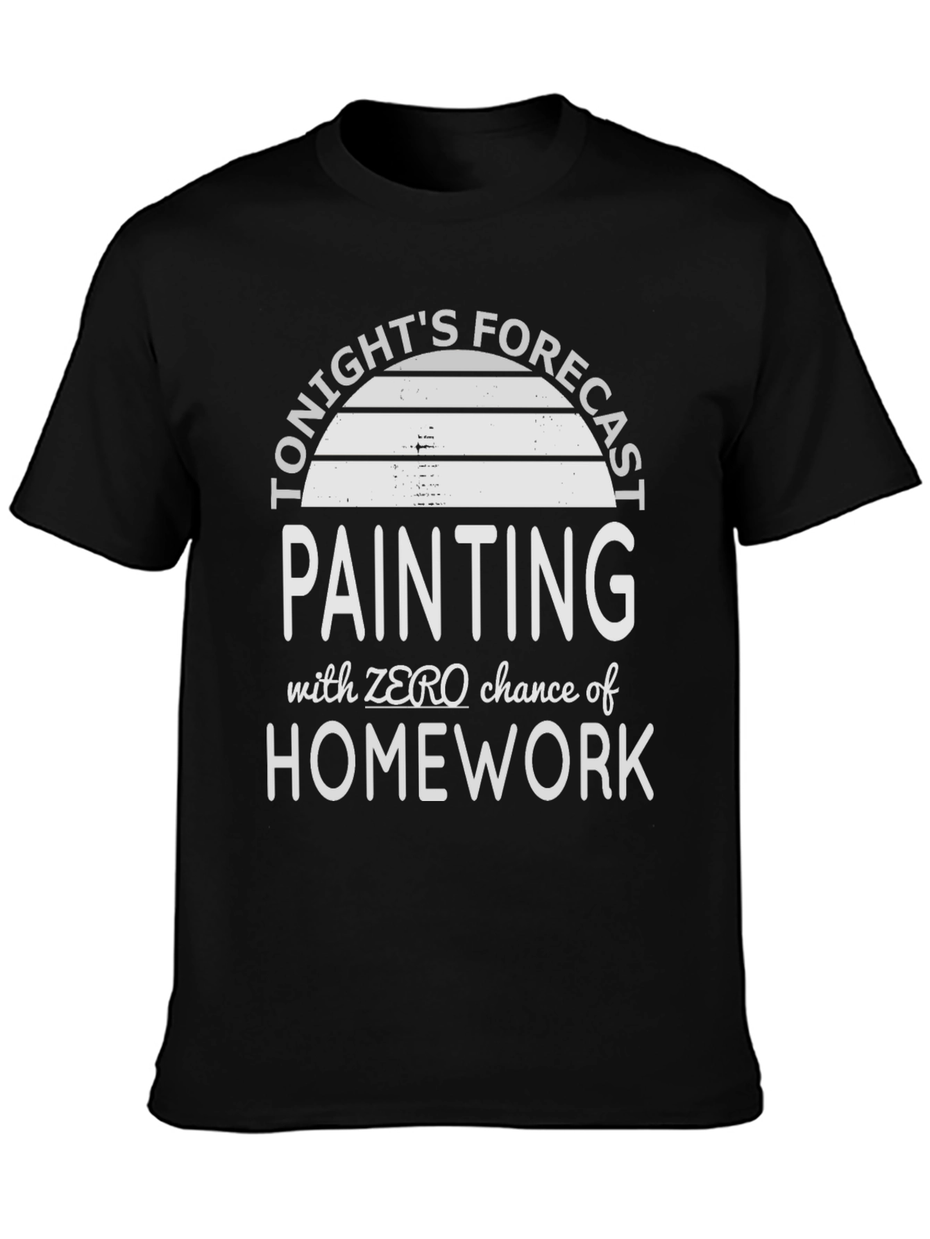 Tonights Forecast Painting T-Shirt