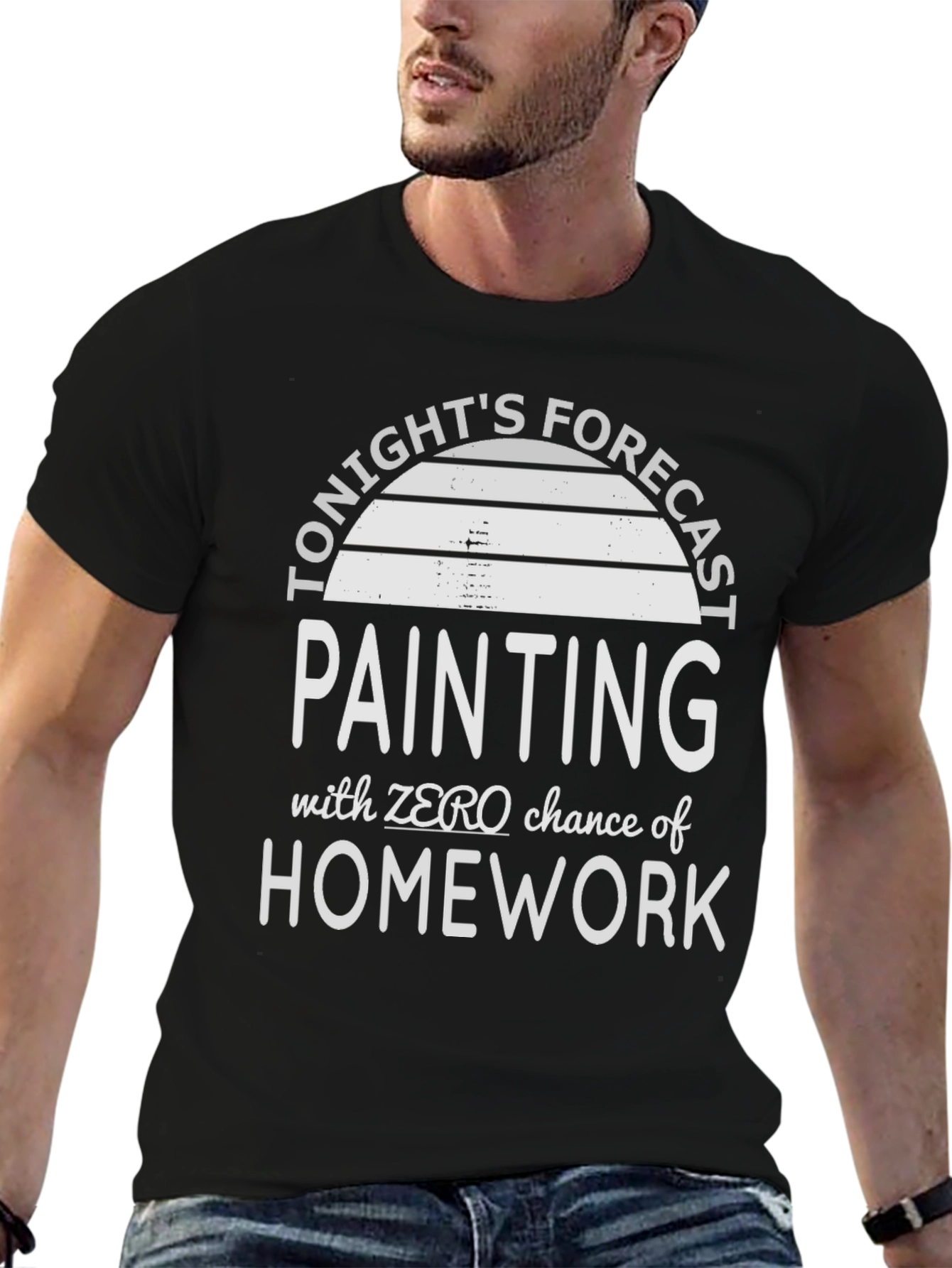 Tonights Forecast Painting T-Shirt