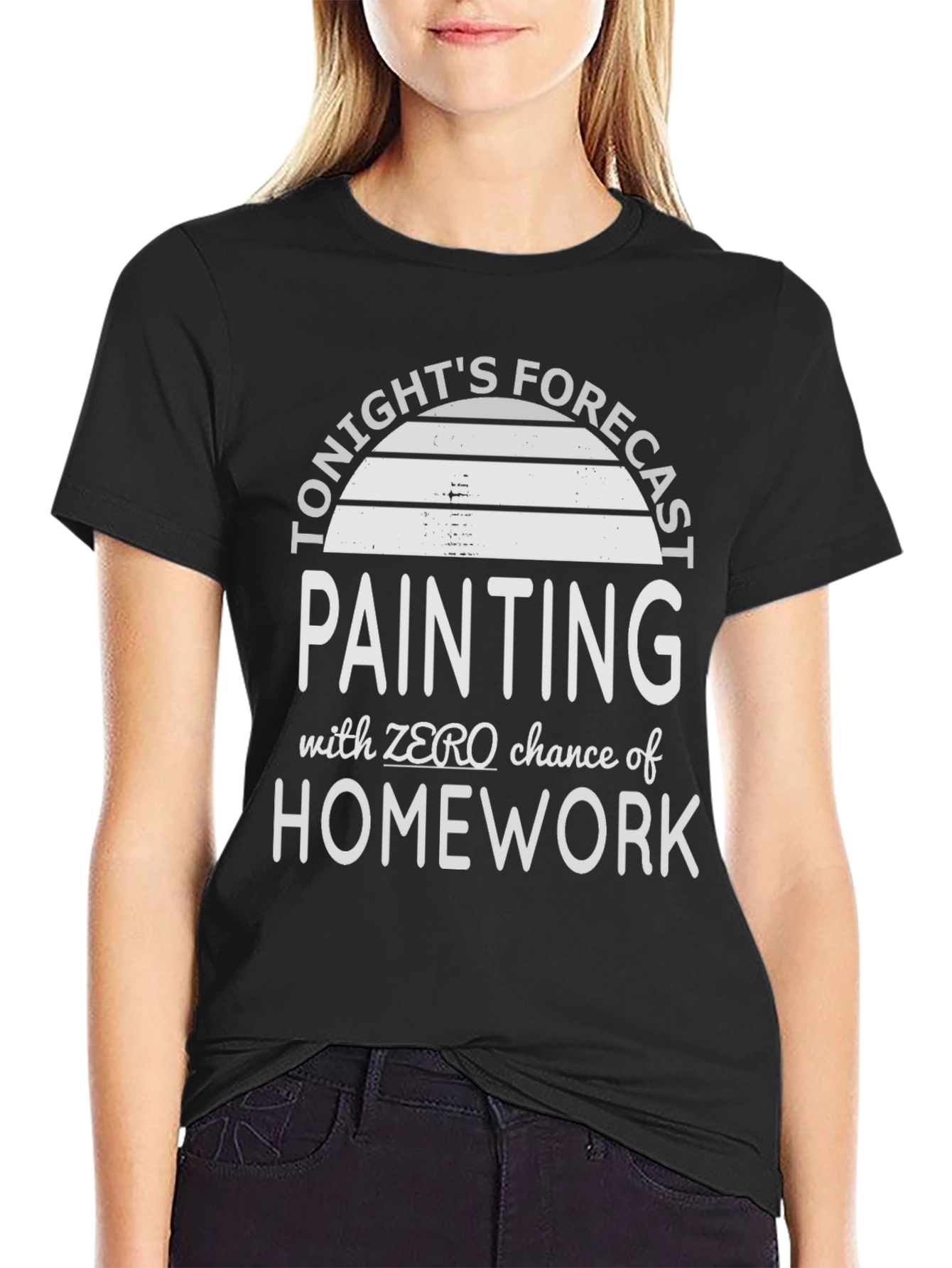 Tonights Forecast Painting T-Shirt