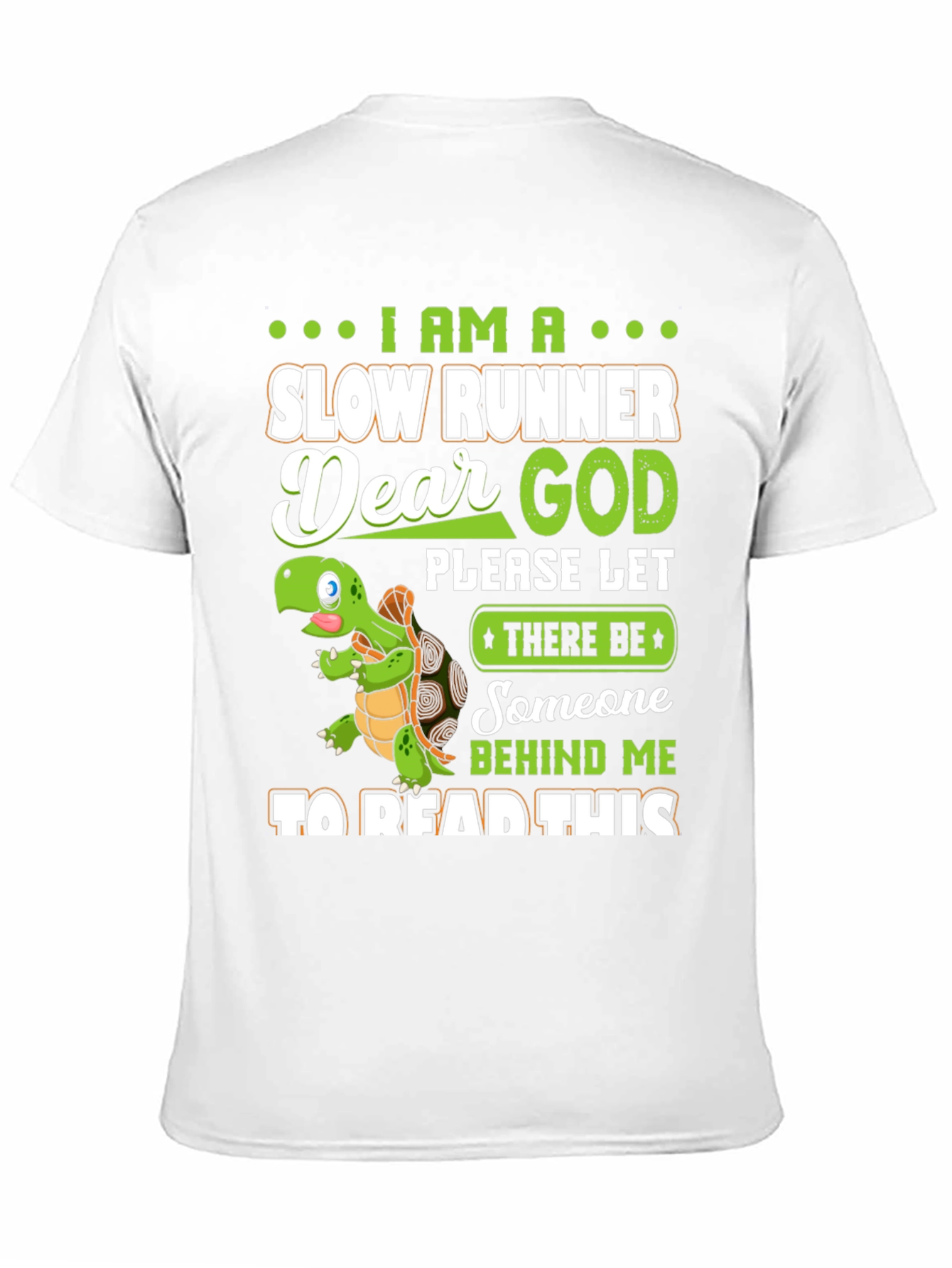 Slow Runner Turtle Graphic T-Shirt