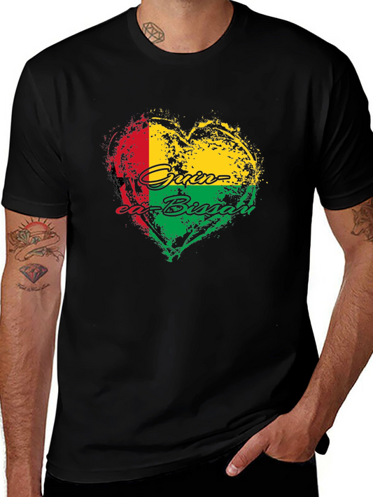 Guinea-Bissau Heart Flag T-Shirt