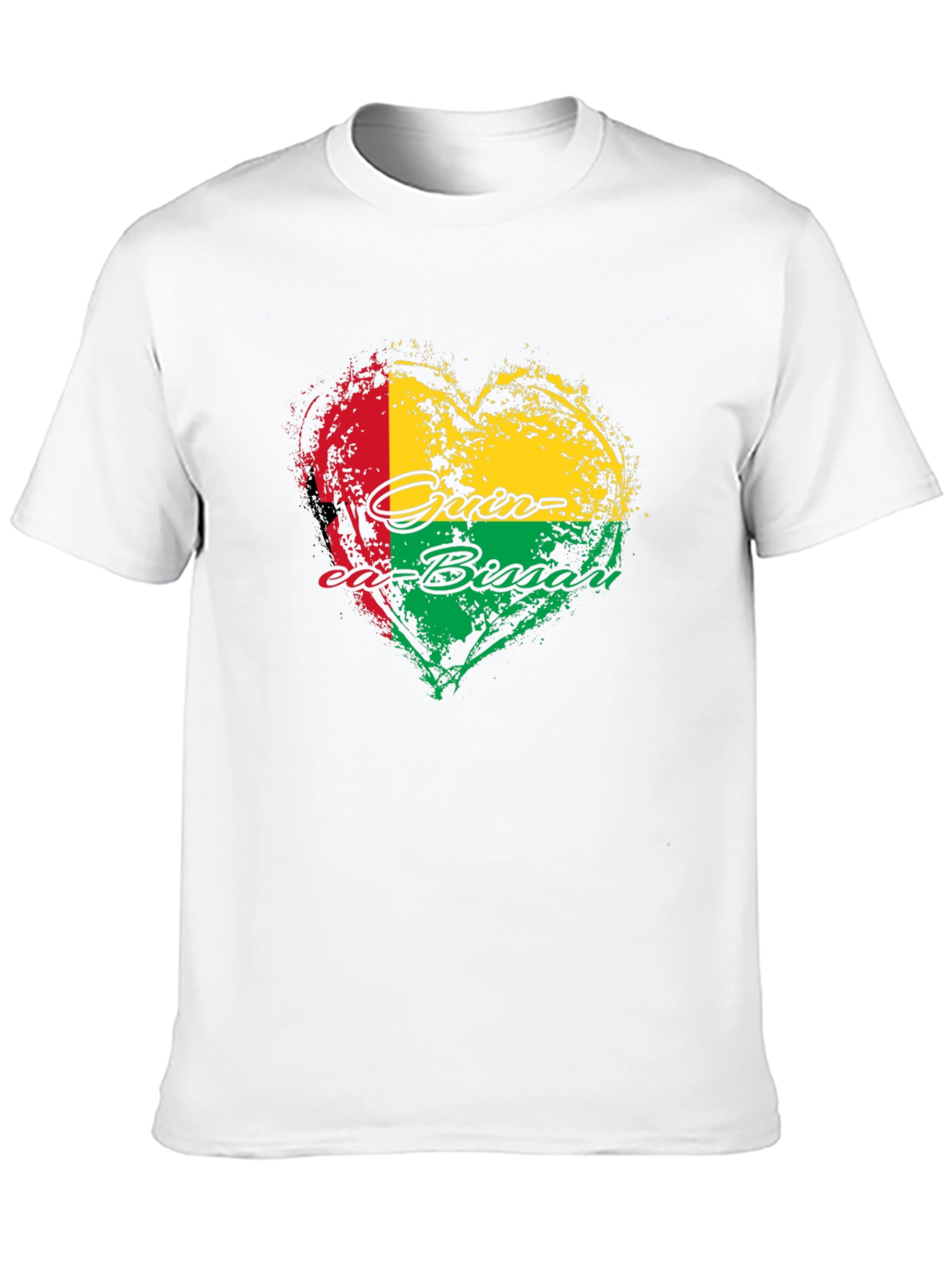 Guinea-Bissau Heart Flag T-Shirt