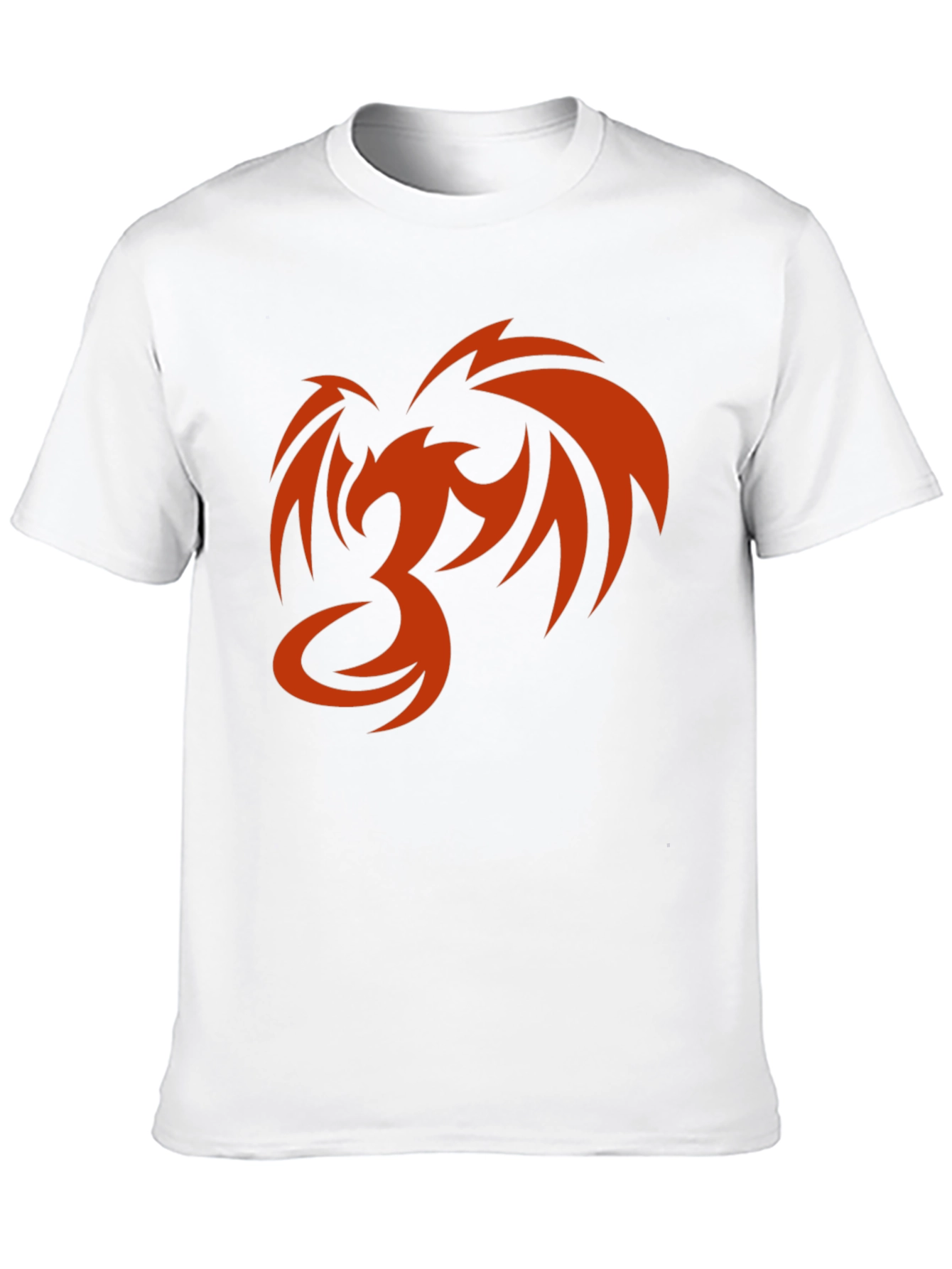 Phoenix Graphic Print Mens Black T-Shirt