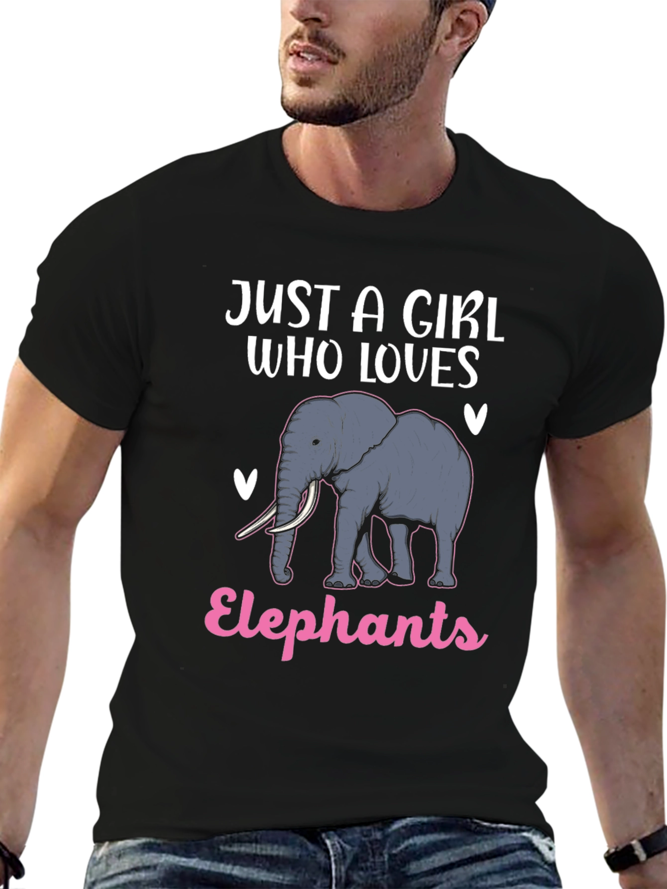 Just A Girl Who Loves Elephants T-Shirt