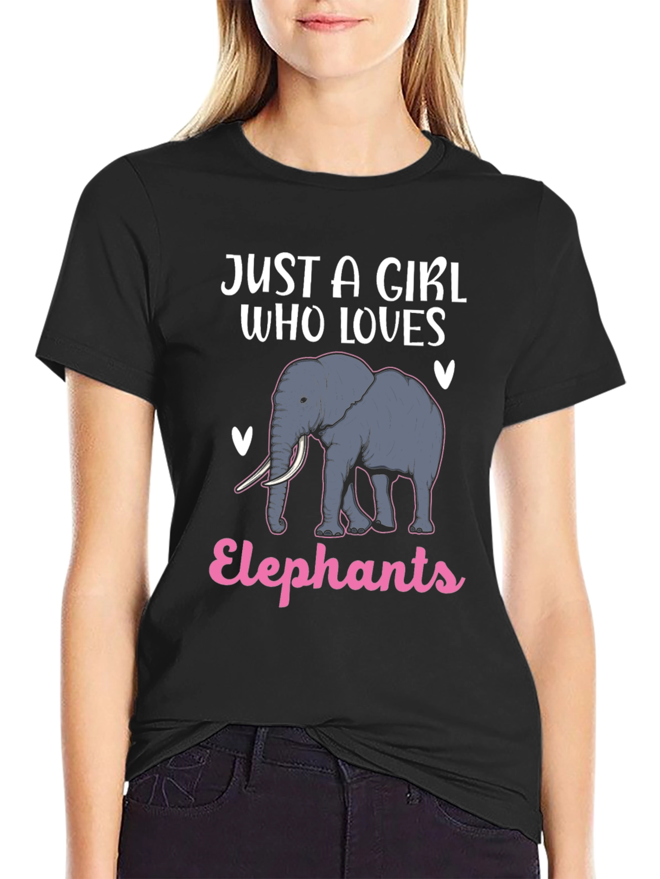 Just A Girl Who Loves Elephants T-Shirt