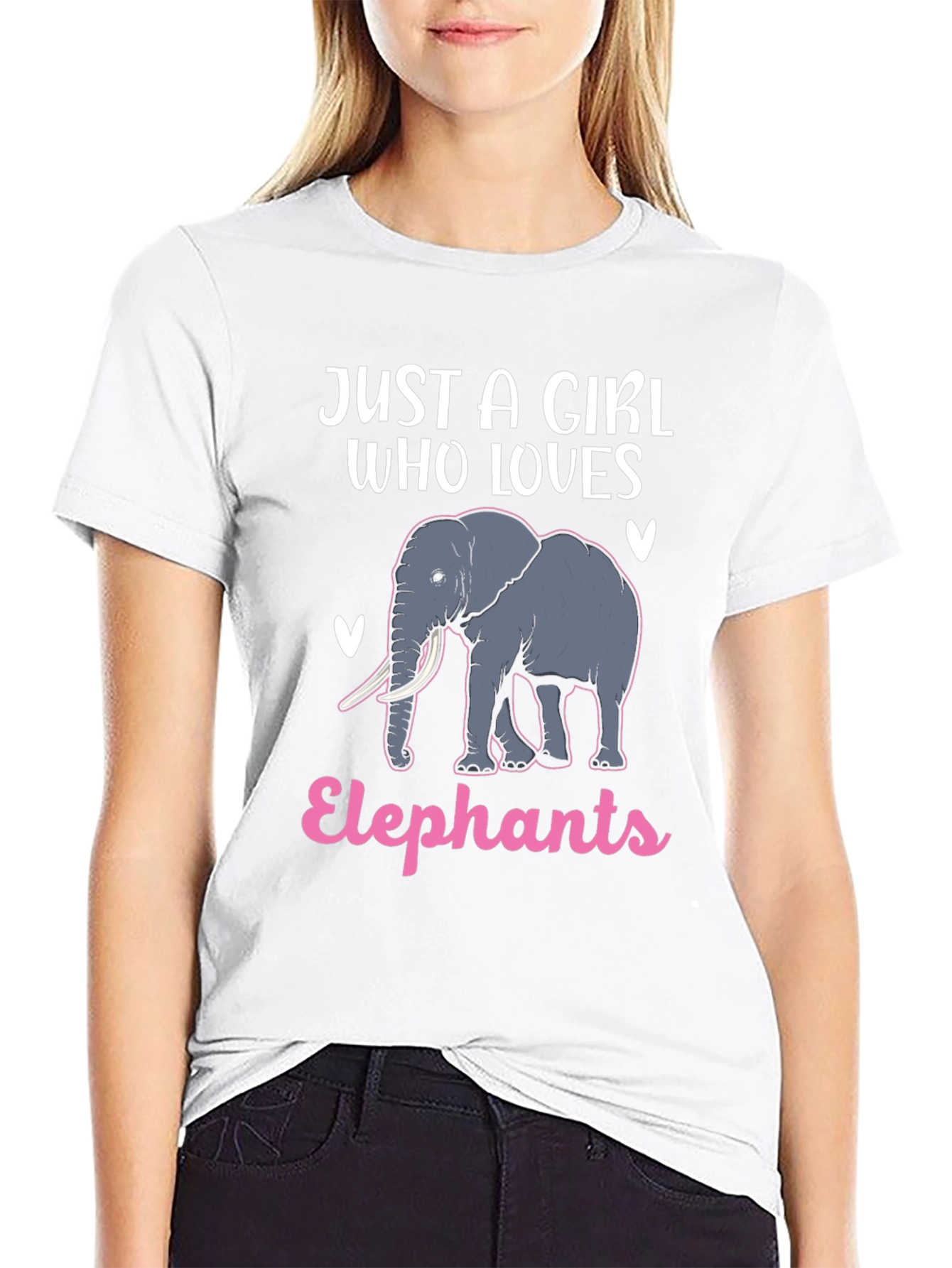 Just A Girl Who Loves Elephants T-Shirt