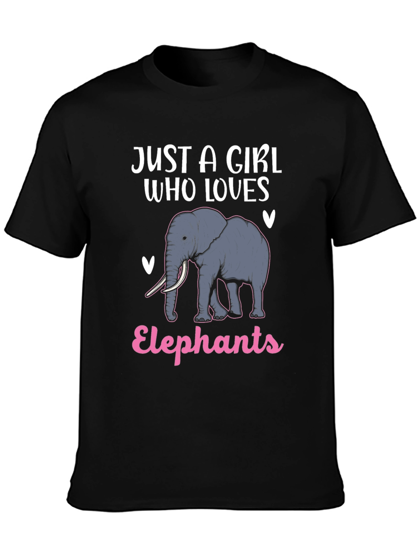 Just A Girl Who Loves Elephants T-Shirt