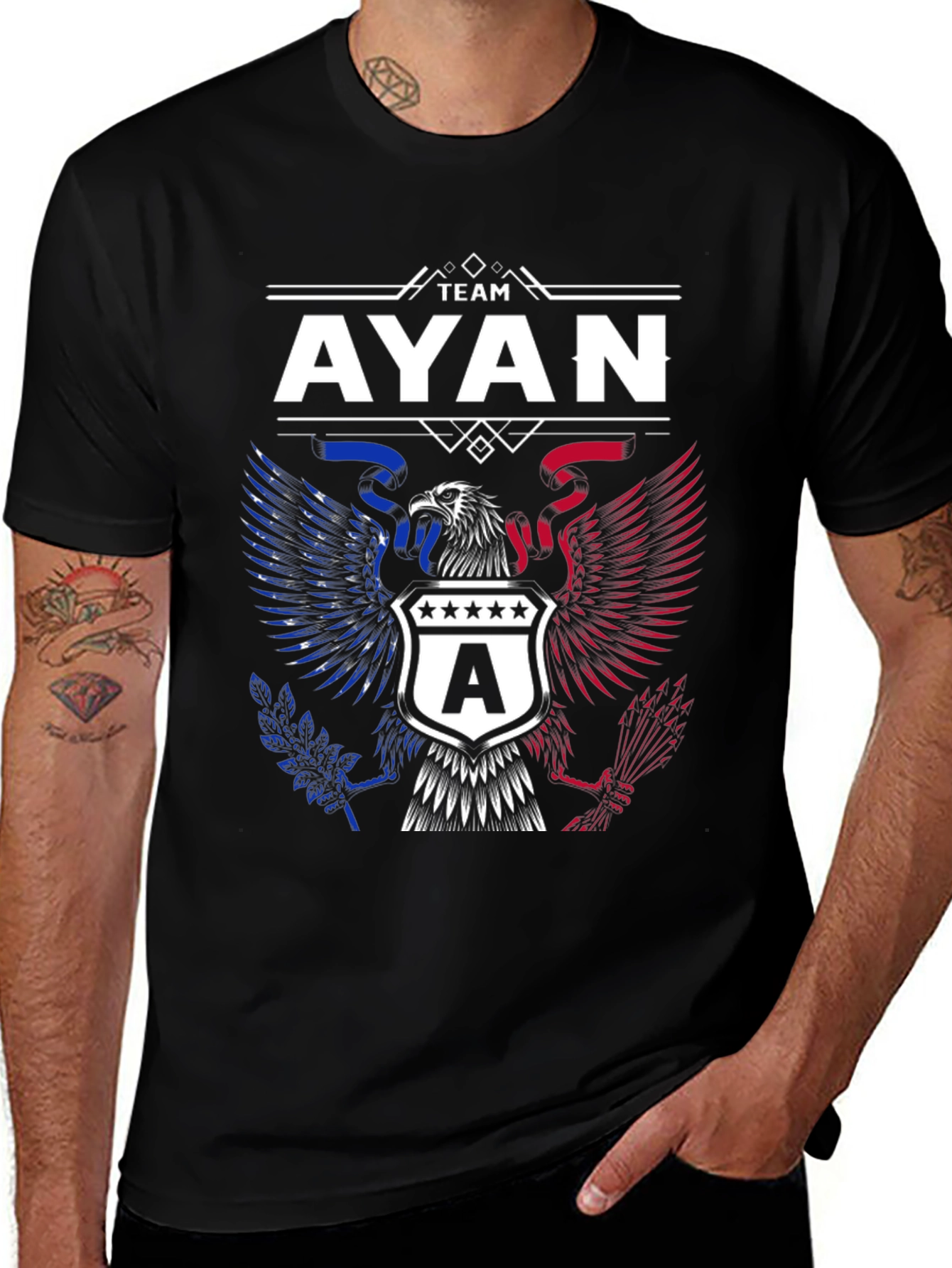 Team Ayan Patriotic Eagle T-Shirt