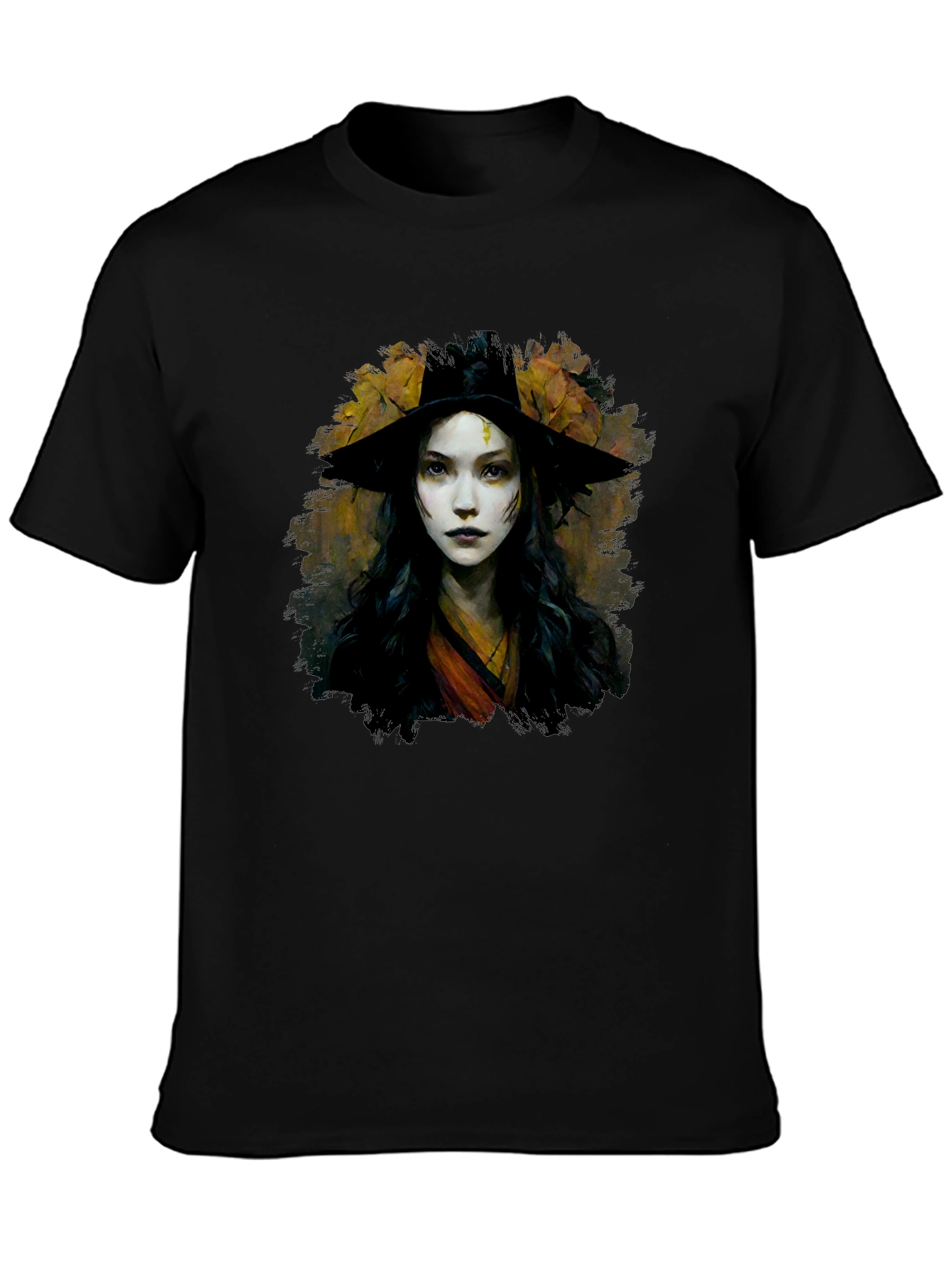 Mystic Witch Graphic Tee - Unisex Black T-Shirt