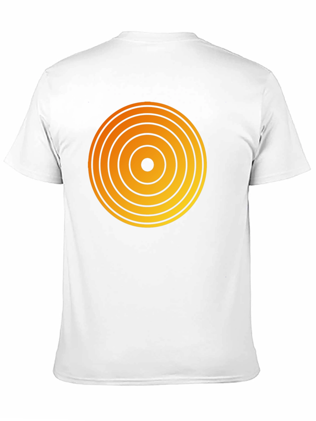 Retro Target Graphic Tee - Black Cotton Blend