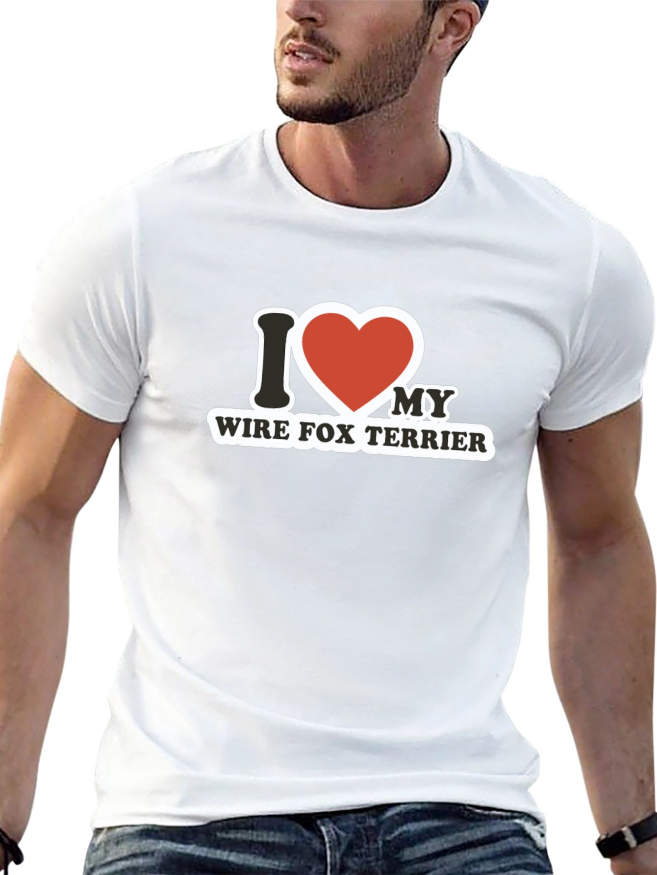 I Love My Wire Fox Terrier T-Shirt